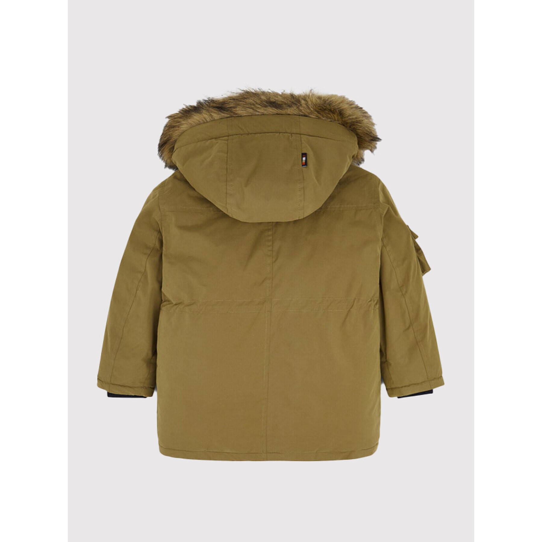 Mayoral Пухено яке 4416 Кафяв Regular Fit - Pepit.bg