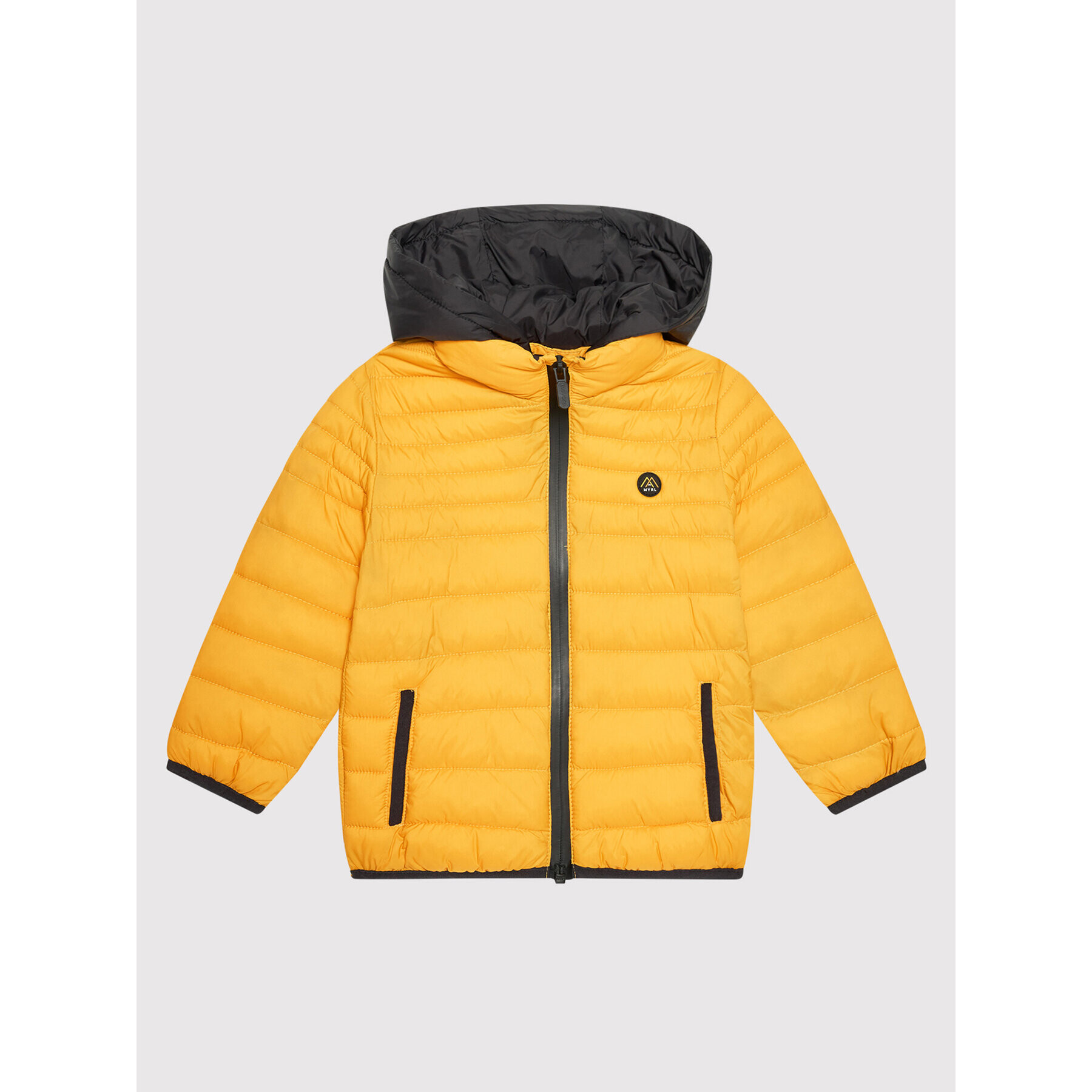 Mayoral Пухено яке 4420 Жълт Regular Fit - Pepit.bg
