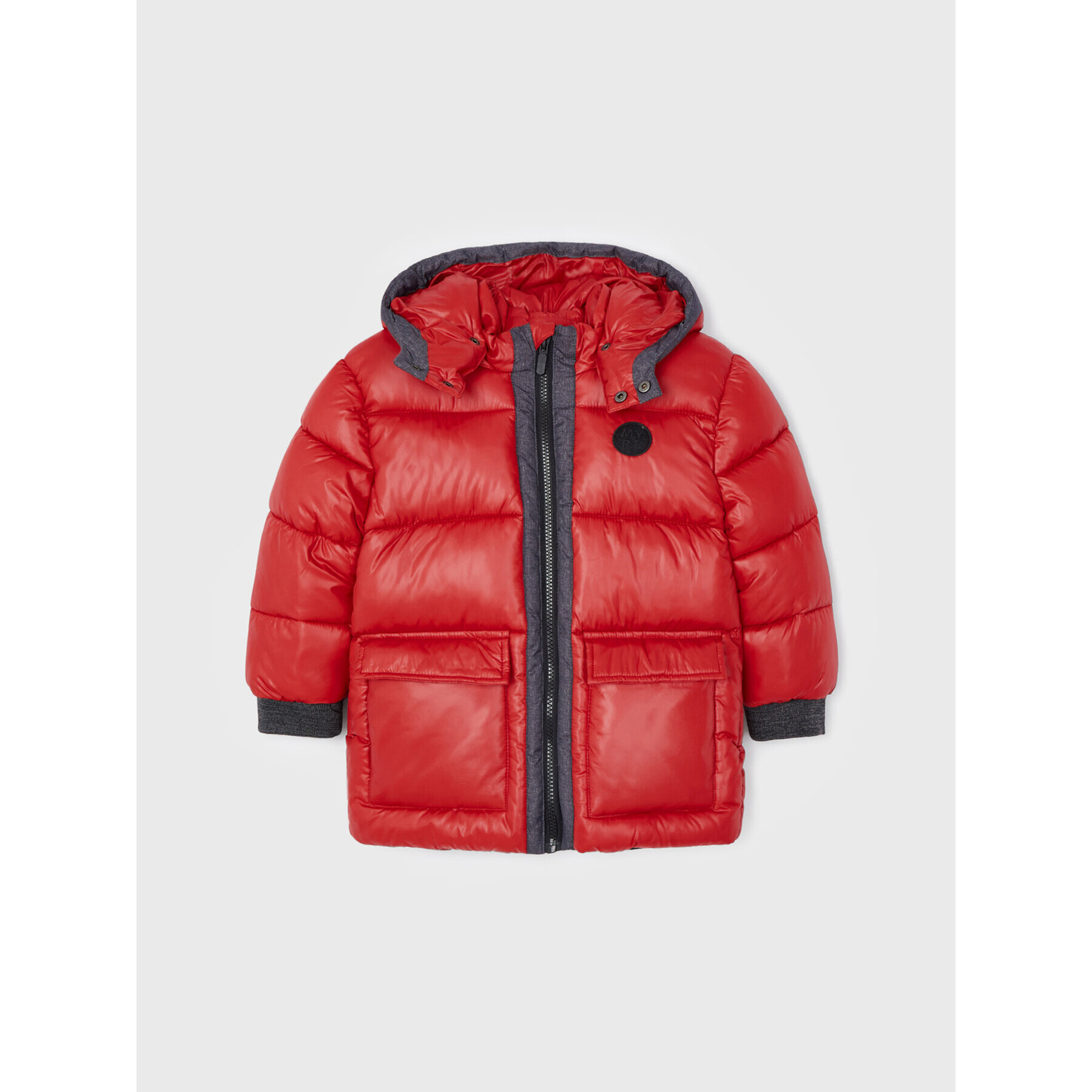 Mayoral Пухено яке 4466 Червен Regular Fit - Pepit.bg