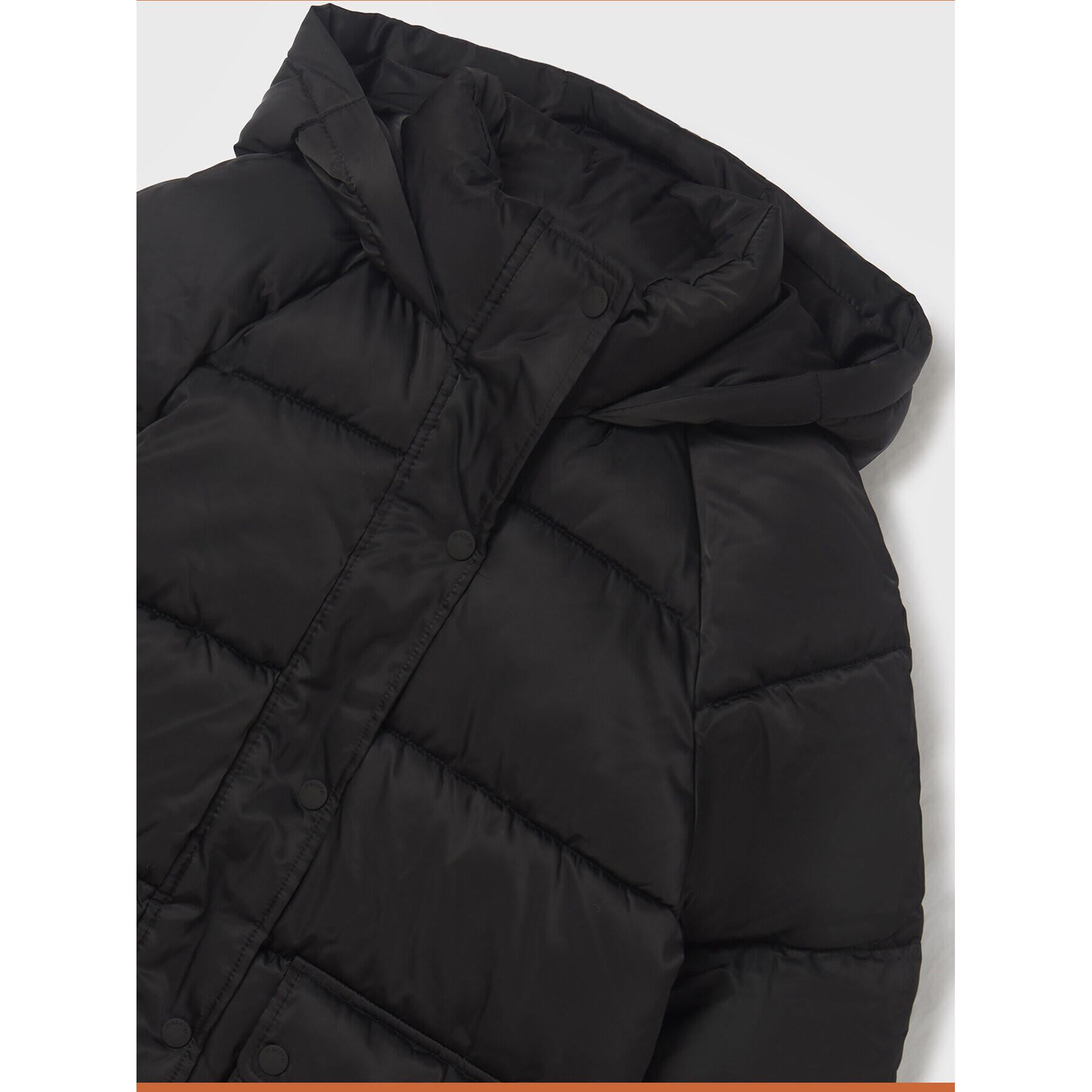 Mayoral Пухено яке 7483 Черен Regular Fit - Pepit.bg