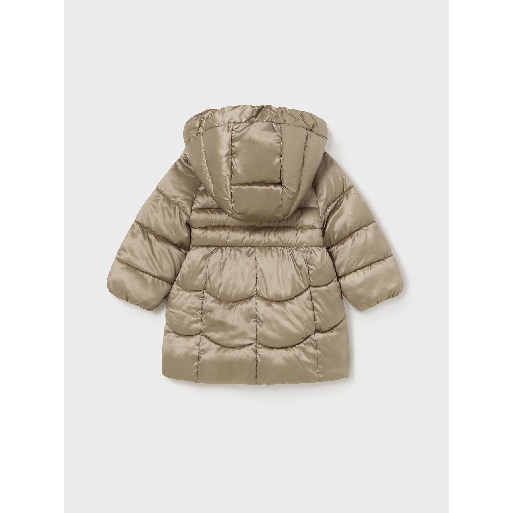 Mayoral Пухено яке 2.425 Кафяв Regular Fit - Pepit.bg