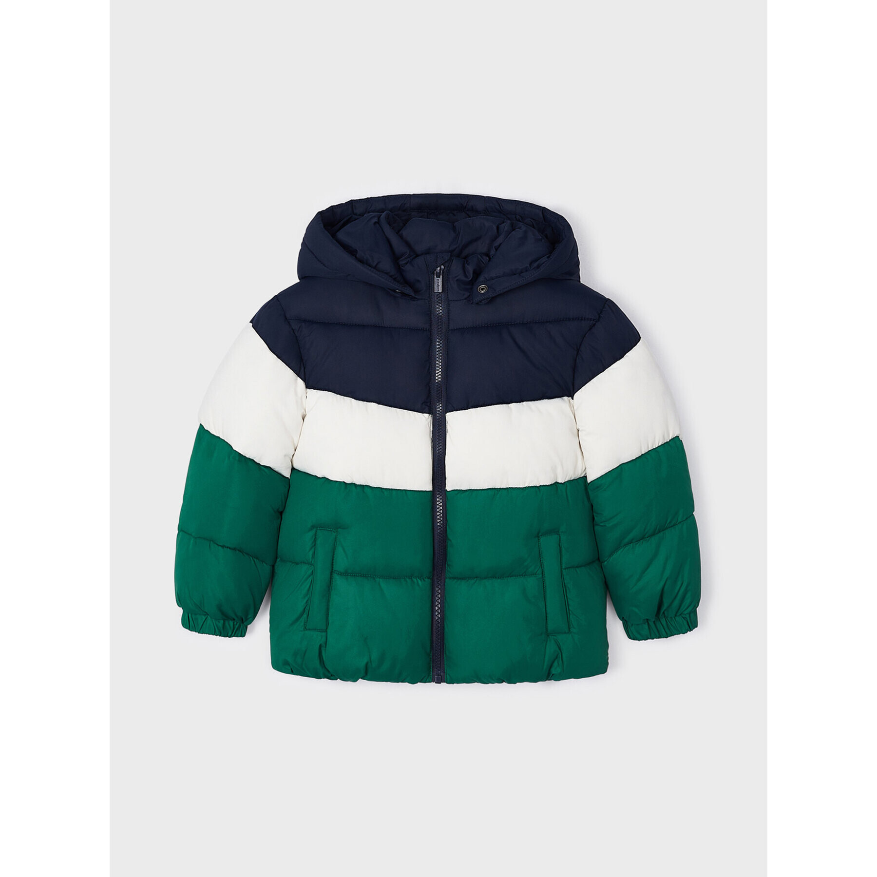 Mayoral Пухено яке 4.435 Зелен Regular Fit - Pepit.bg