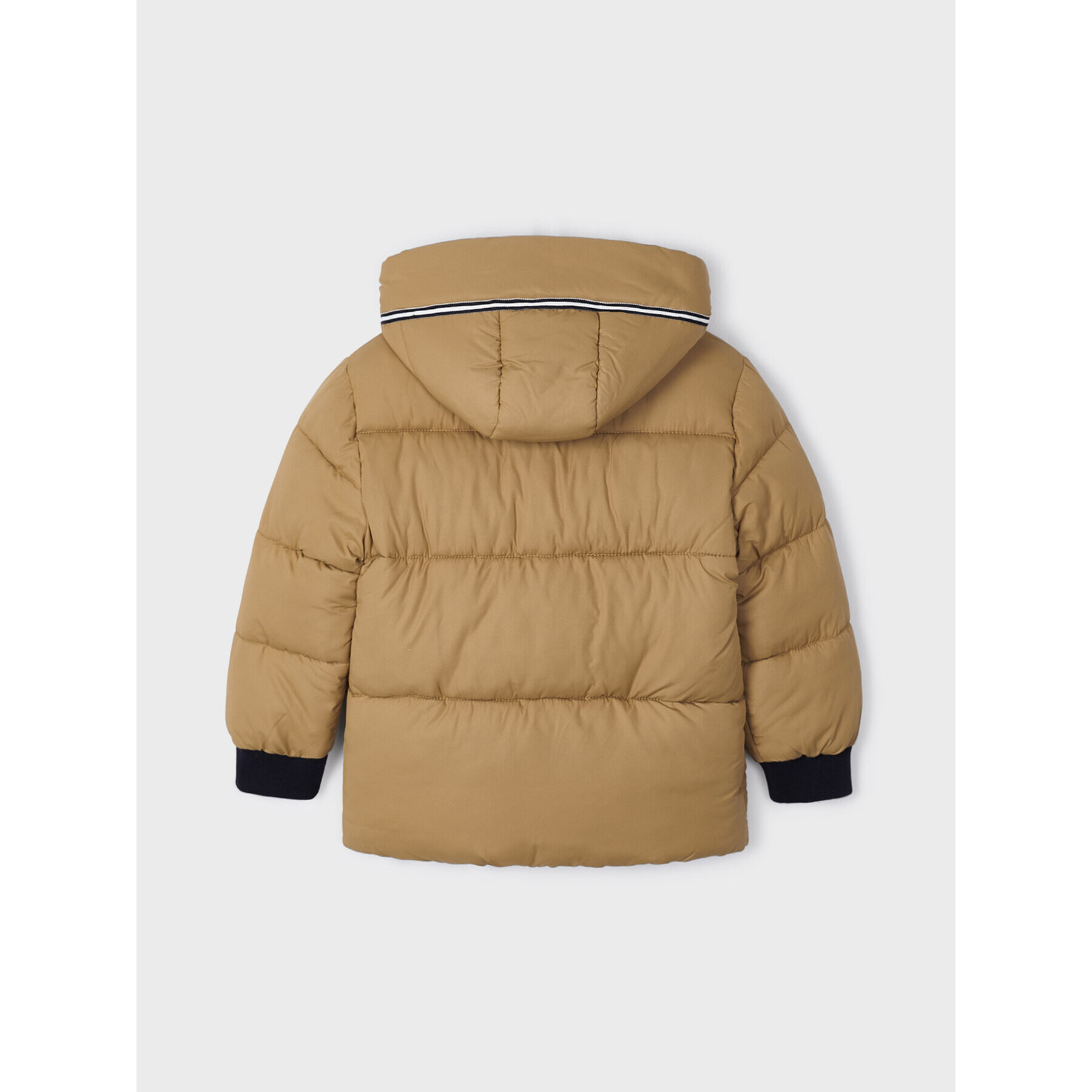 Mayoral Пухено яке 4.438 Кафяв Regular Fit - Pepit.bg