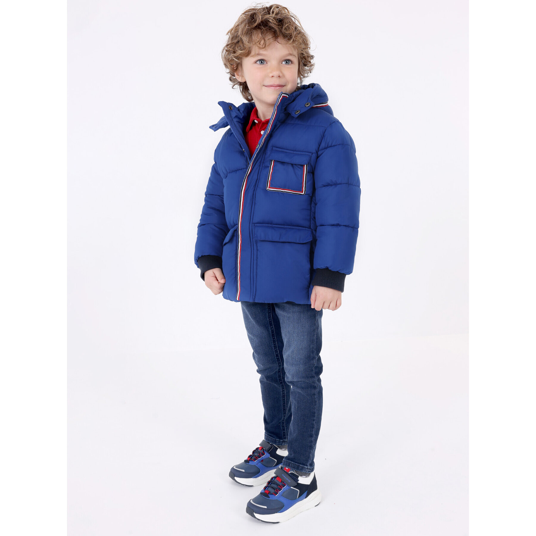 Mayoral Пухено яке 4.438 Син Regular Fit - Pepit.bg