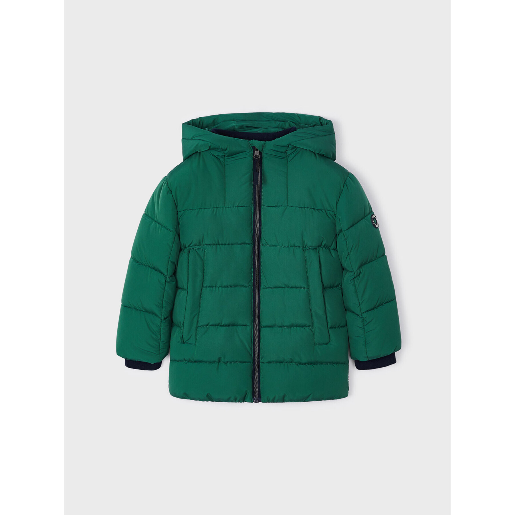 Mayoral Пухено яке 4.440 Зелен Regular Fit - Pepit.bg