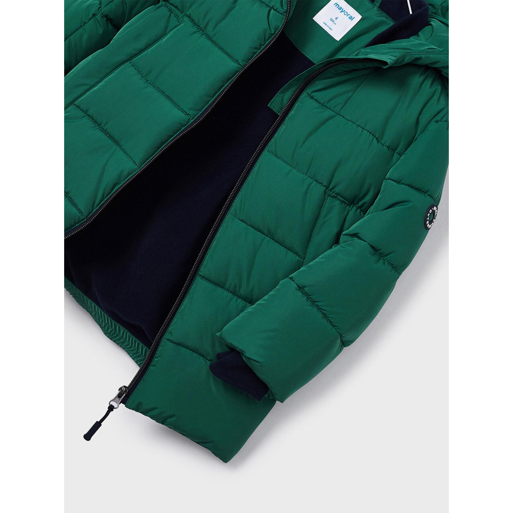 Mayoral Пухено яке 4.440 Зелен Regular Fit - Pepit.bg