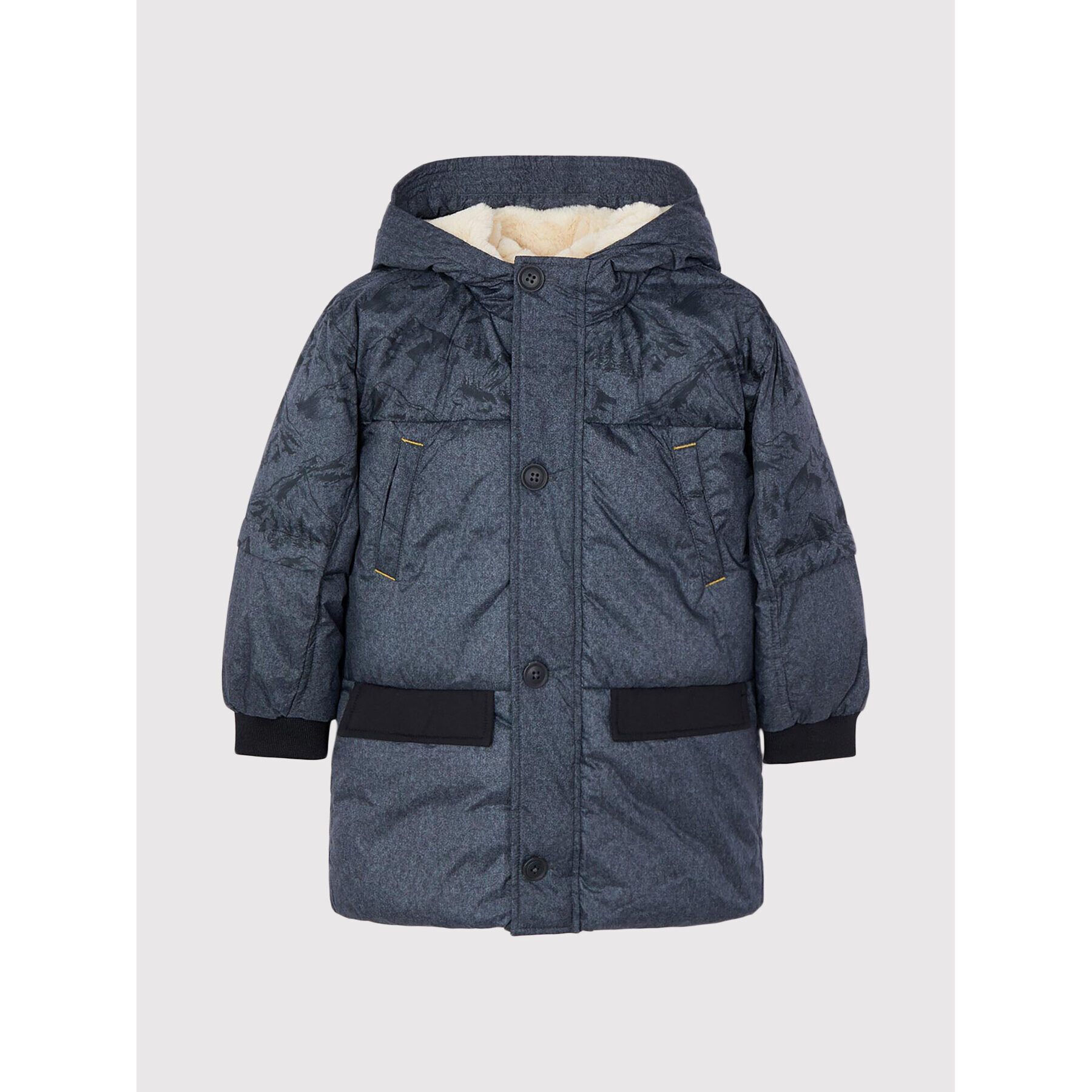 Mayoral Пухено яке 4462 Сив Regular Fit - Pepit.bg