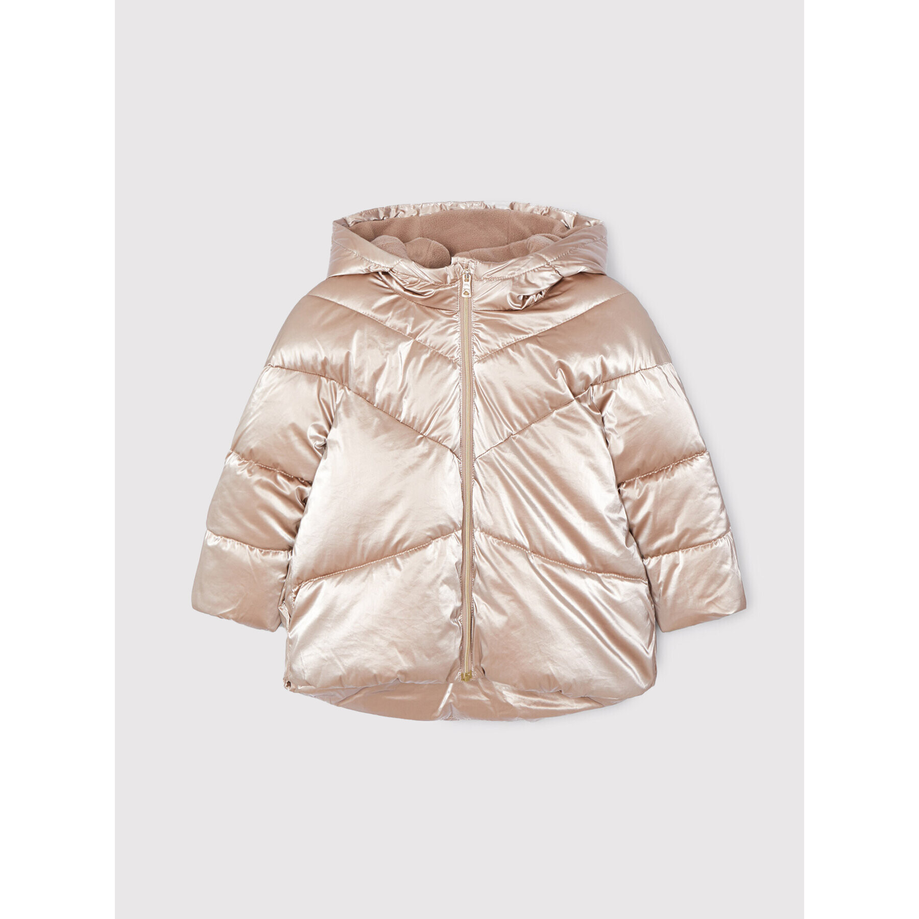 Mayoral Пухено яке 4487 Златист Regular Fit - Pepit.bg