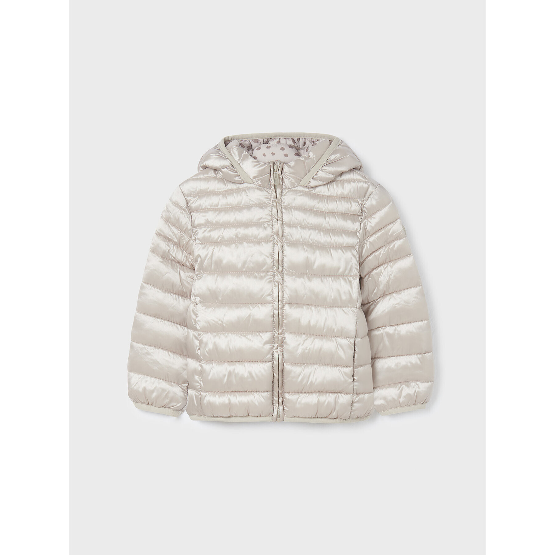 Mayoral Пухено яке 4495 Бежов Regular Fit - Pepit.bg