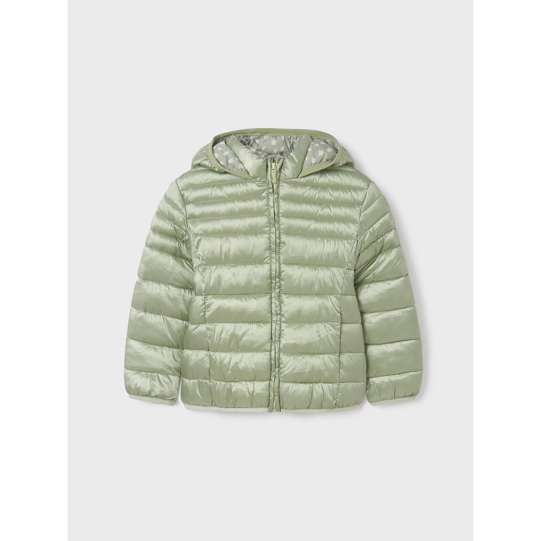 Mayoral Пухено яке 4495 Зелен Regular Fit - Pepit.bg