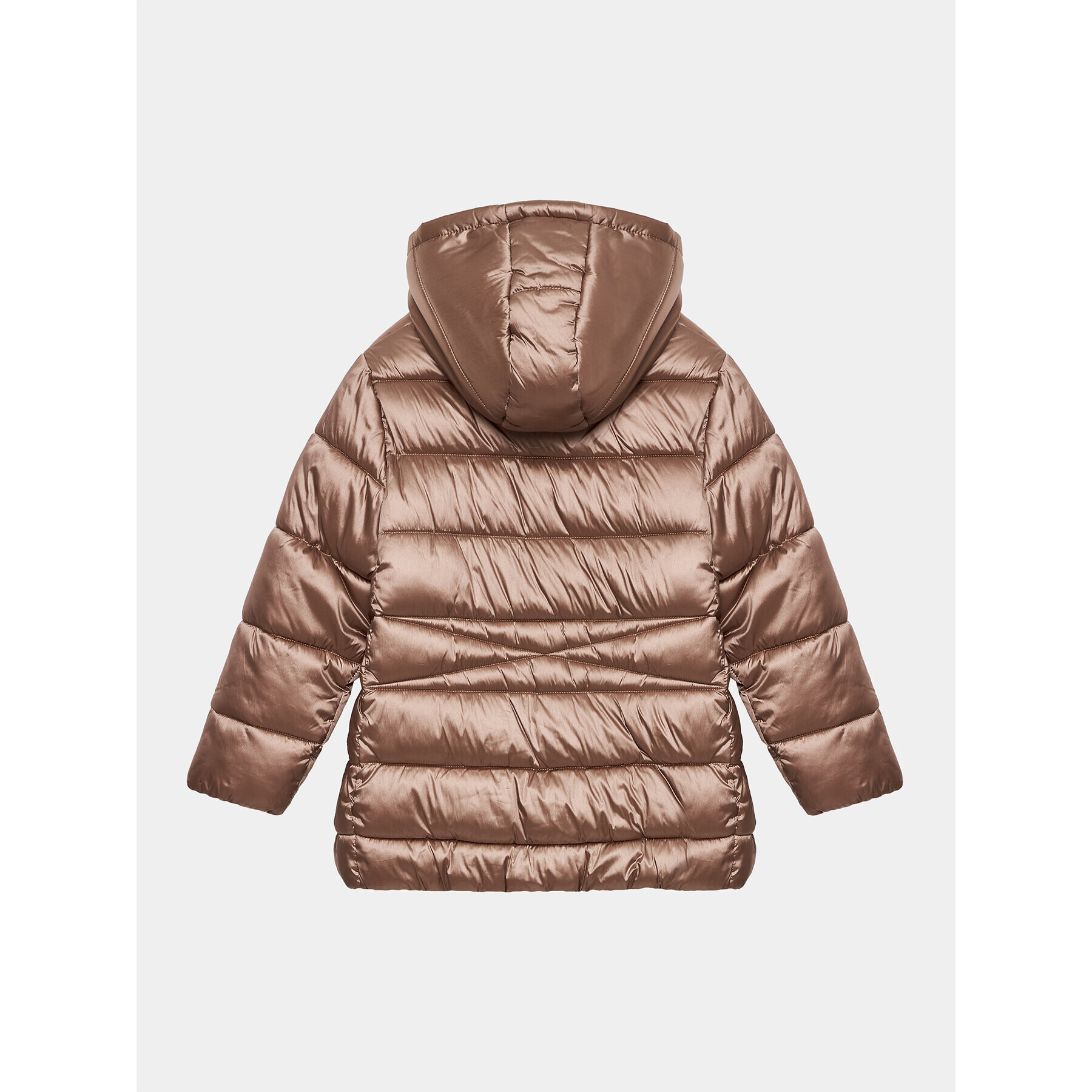 Mayoral Пухено яке 7.410 Кафяв Regular Fit - Pepit.bg