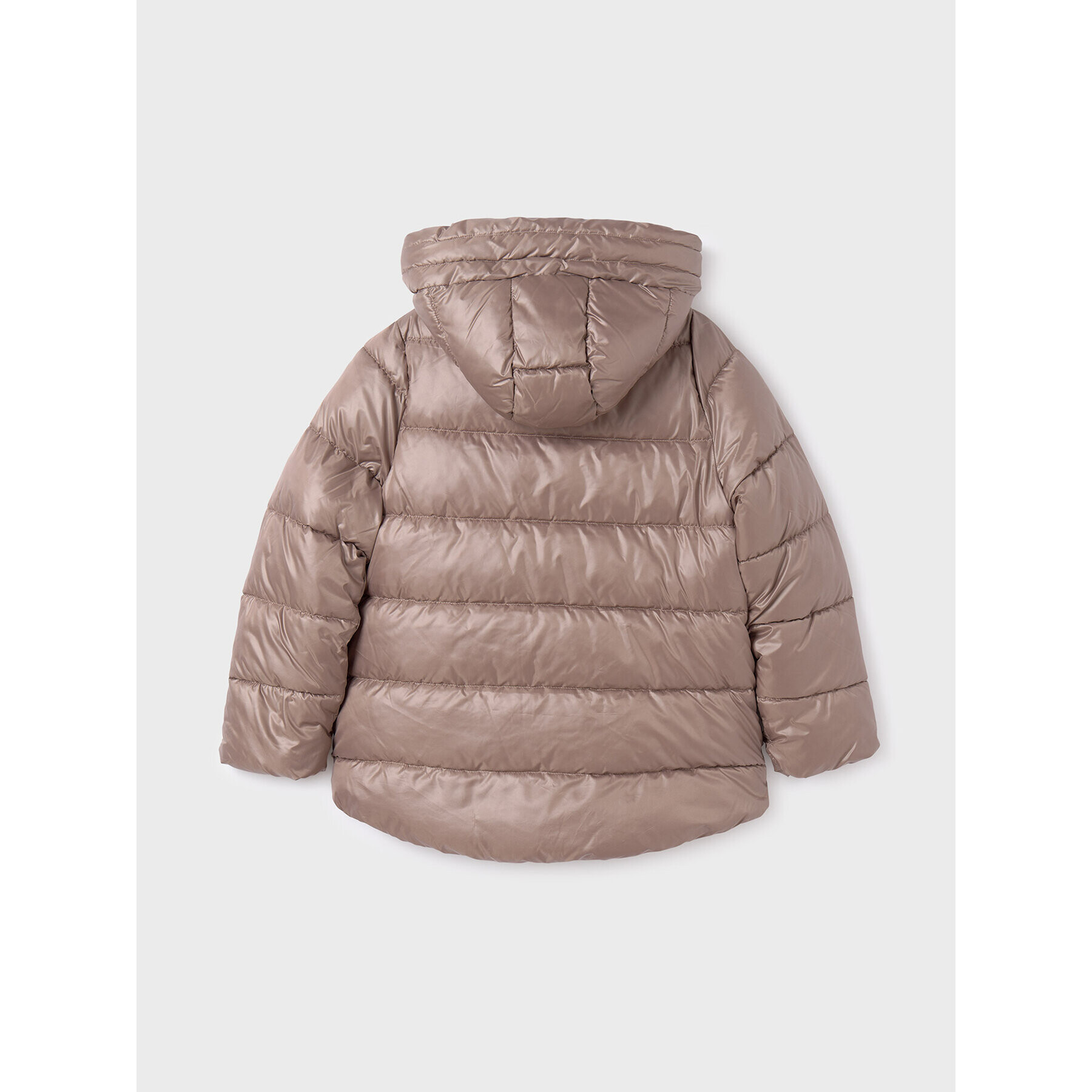Mayoral Пухено яке 7.412 Кафяв Regular Fit - Pepit.bg