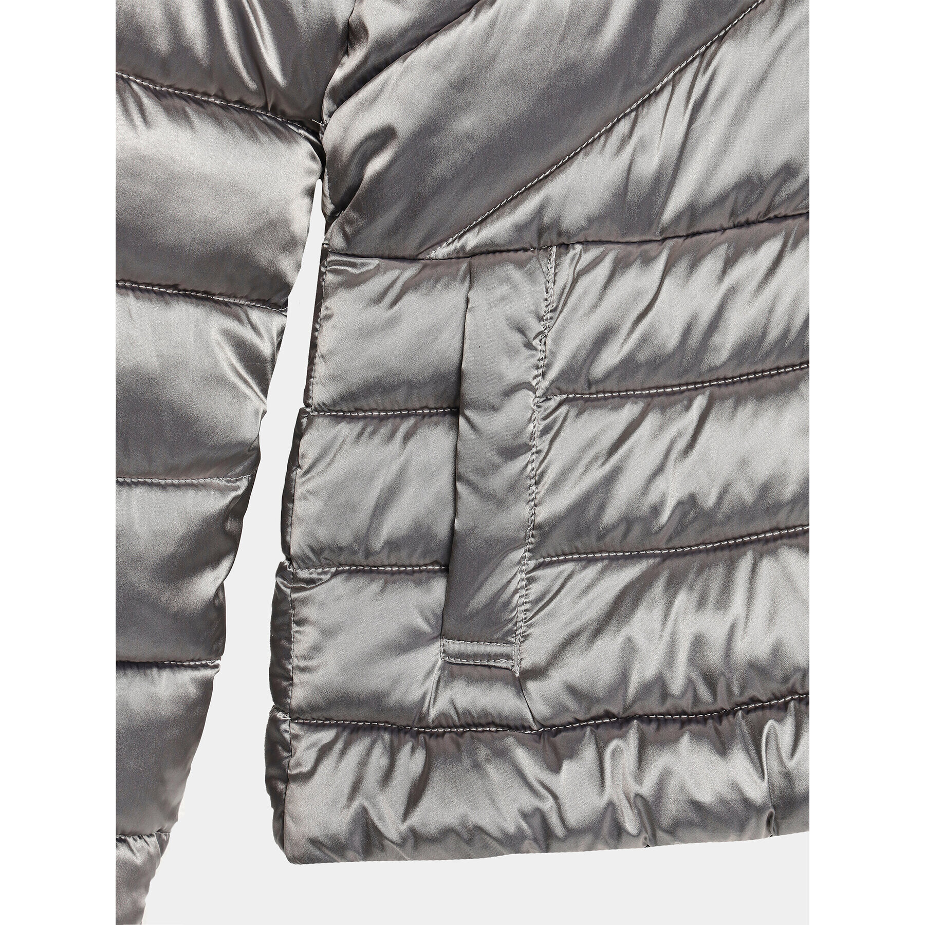 Mayoral Пухено яке 7.413 Сив Regular Fit - Pepit.bg