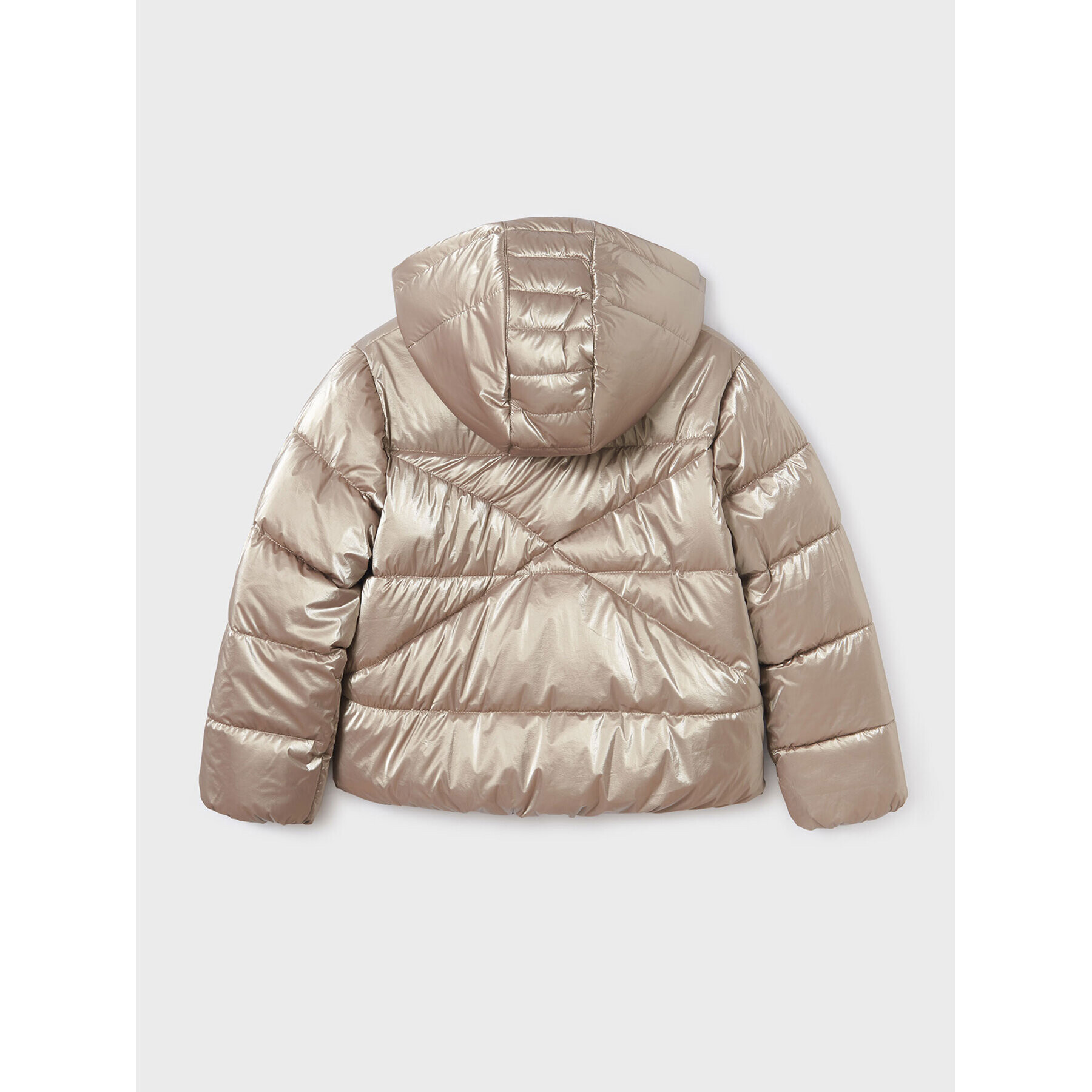 Mayoral Пухено яке 7.415 Бежов Regular Fit - Pepit.bg