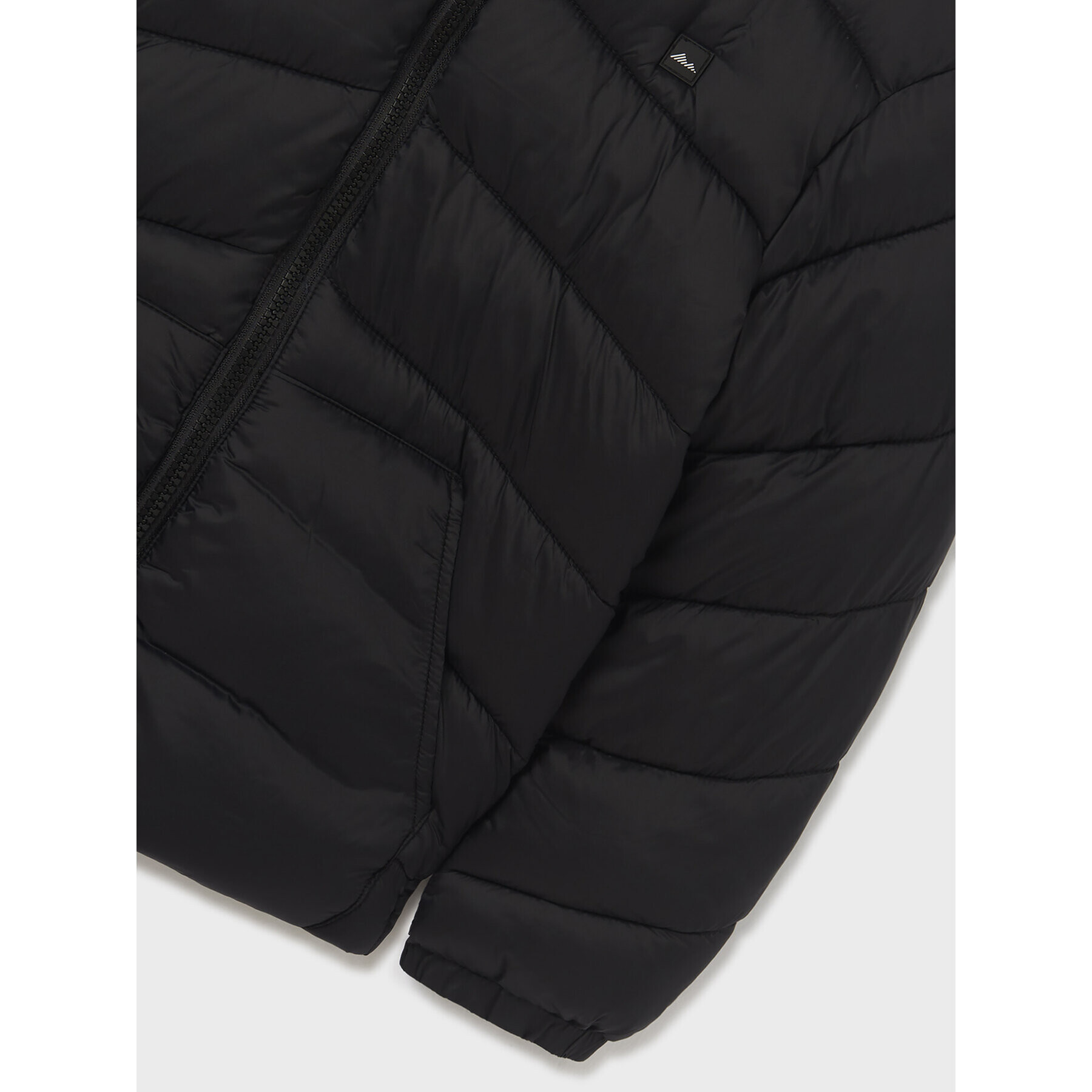 Mayoral Пухено яке 7462 Черен Regular Fit - Pepit.bg