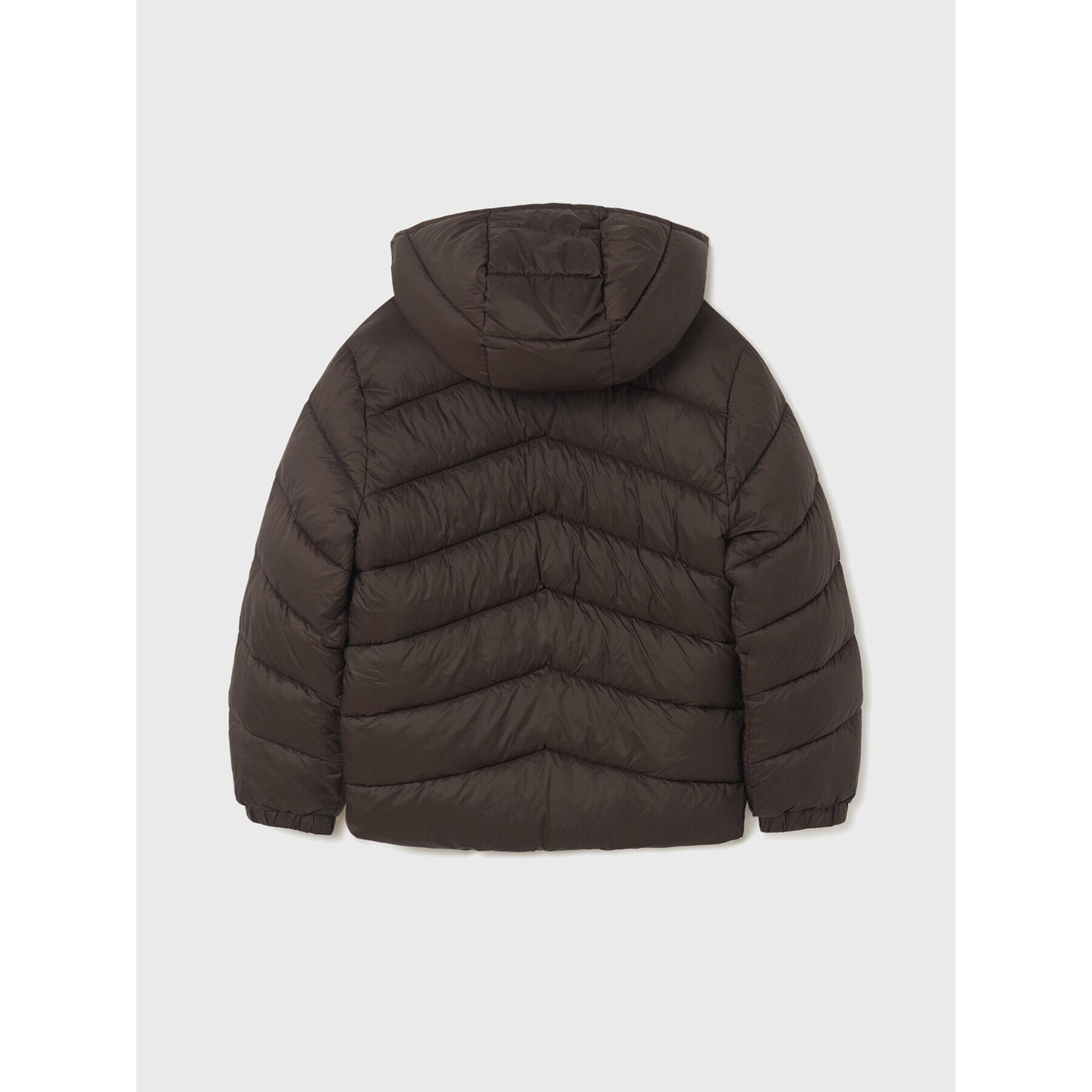 Mayoral Пухено яке 7462 Кафяв Regular Fit - Pepit.bg