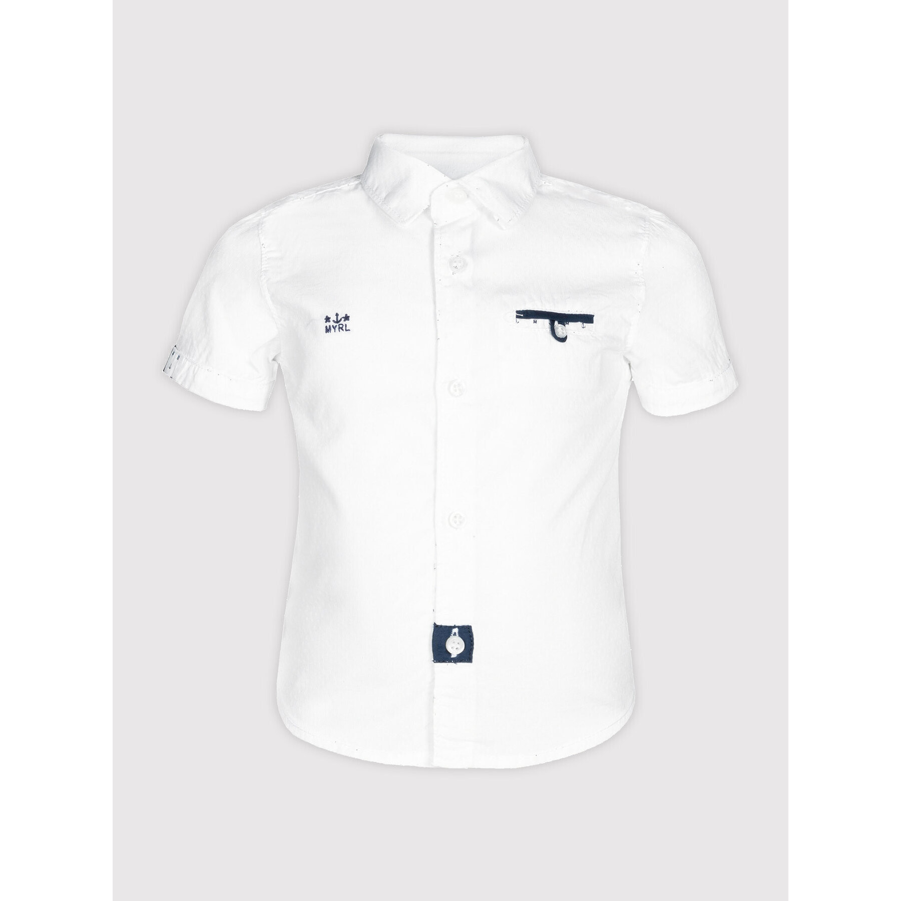Mayoral Риза 1134 Бял Slim Fit - Pepit.bg