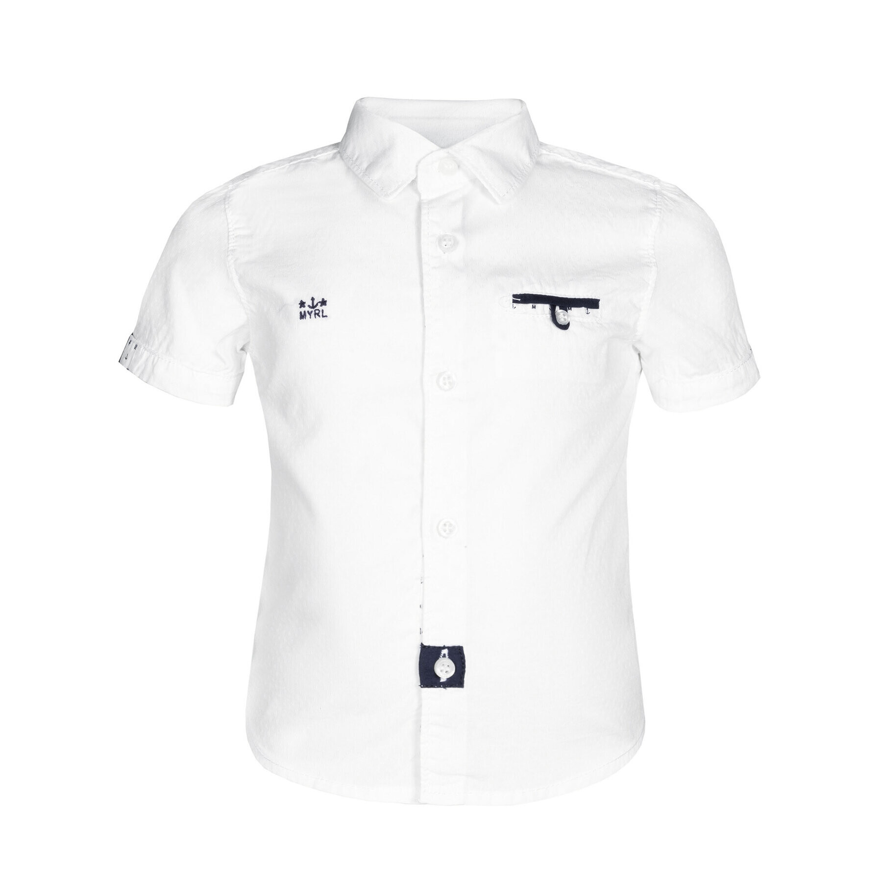 Mayoral Риза 1134 Бял Slim Fit - Pepit.bg
