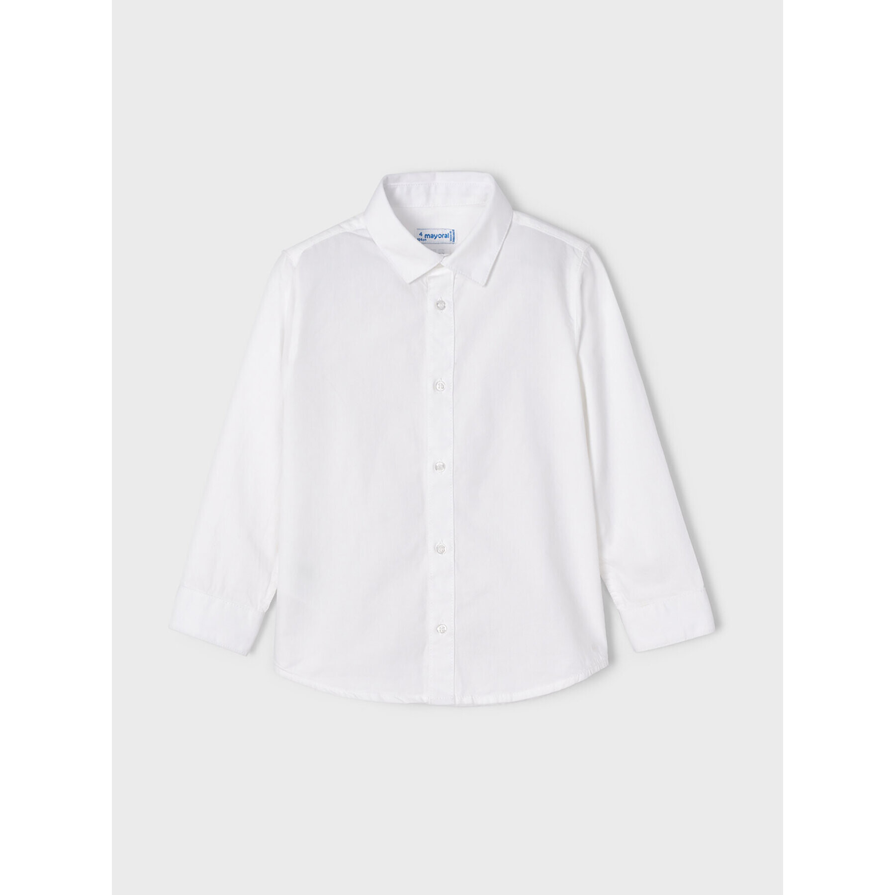 Mayoral Риза 146 Бял Slim Fit - Pepit.bg