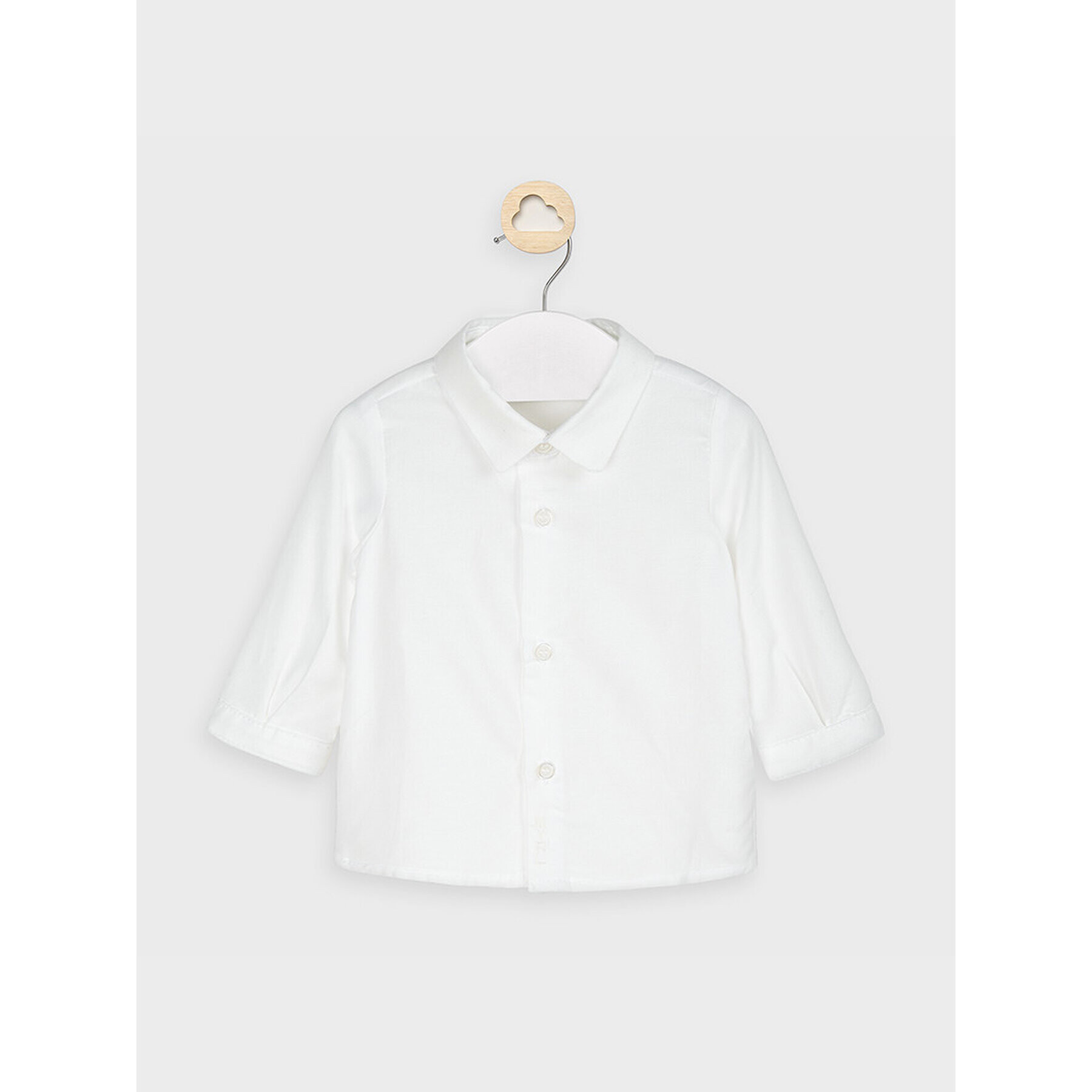 Mayoral Риза 2120 Бял Regular Fit - Pepit.bg