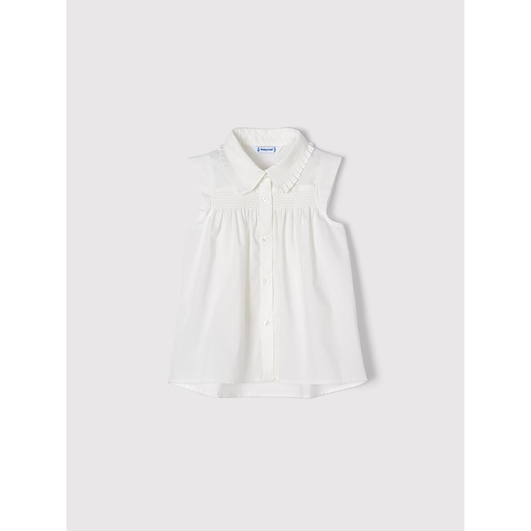 Mayoral Риза 3130 Бял Regular Fit - Pepit.bg