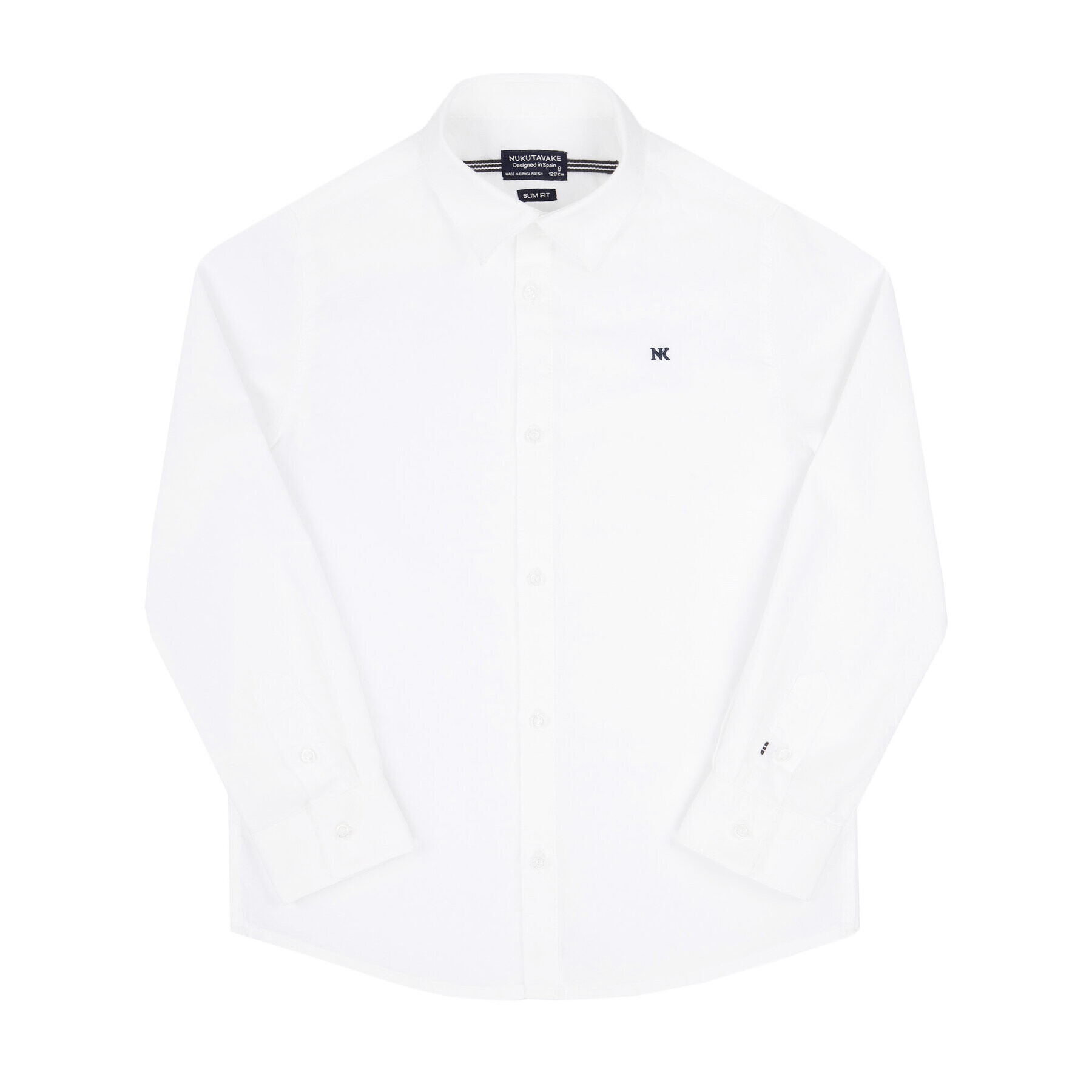 Mayoral Риза 882 Бял Slim Fit - Pepit.bg