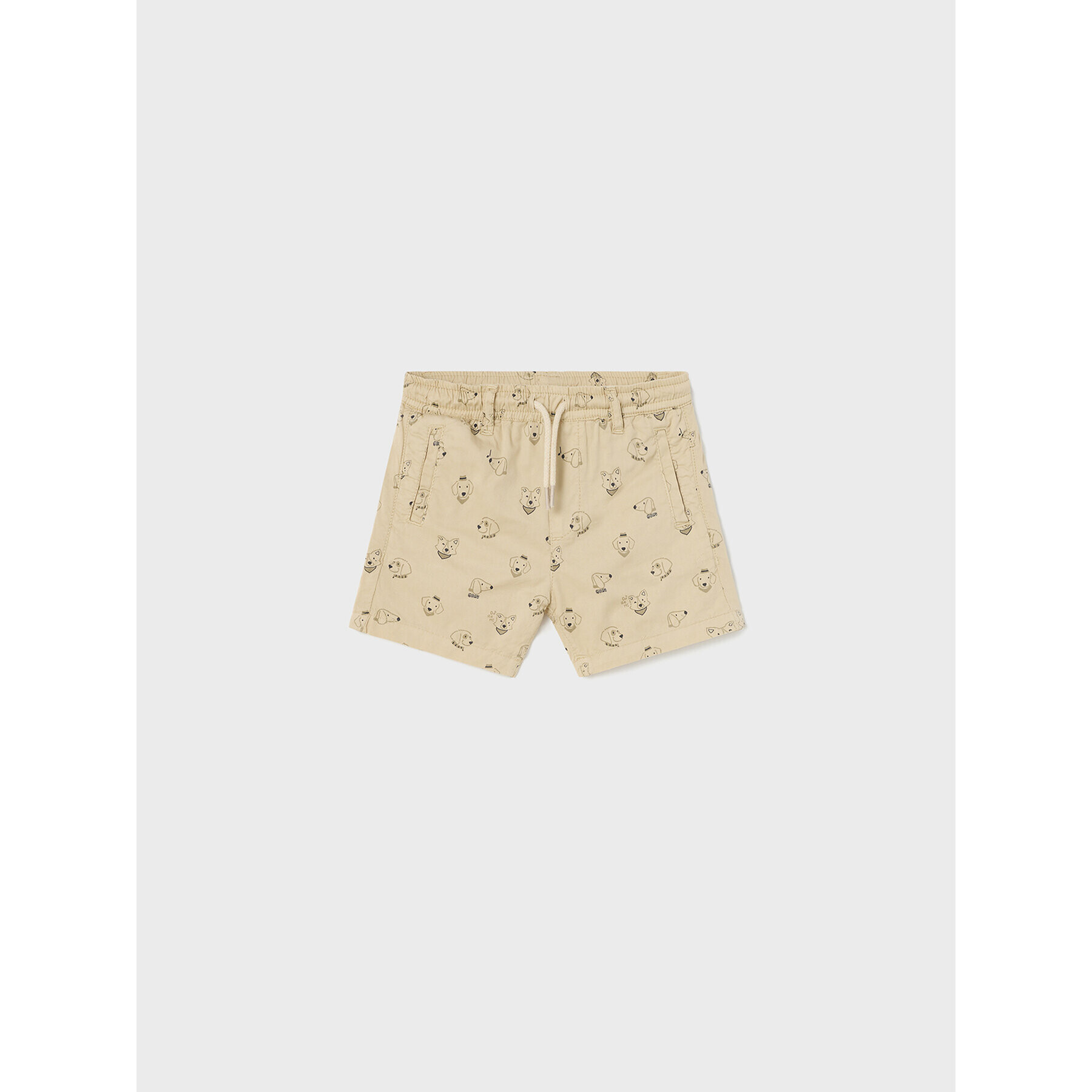 Mayoral Шорти от плат 1286 Бежов Regular Fit - Pepit.bg