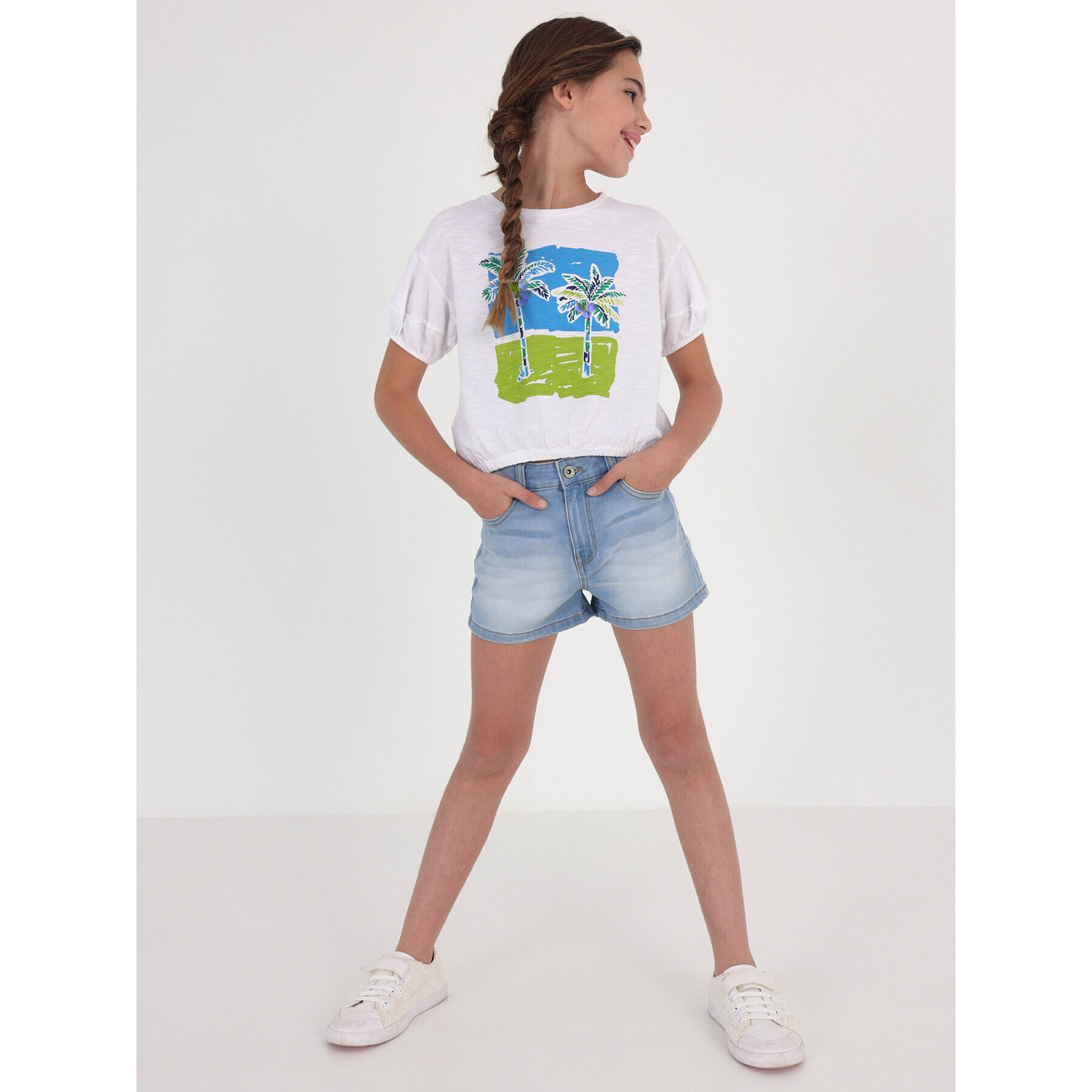 Mayoral Шорти от плат 235 Син Regular Fit - Pepit.bg