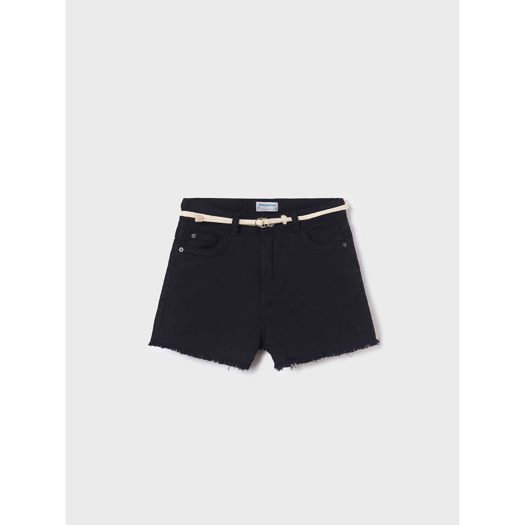 Mayoral Шорти от плат 275 Черен Regular Fit - Pepit.bg
