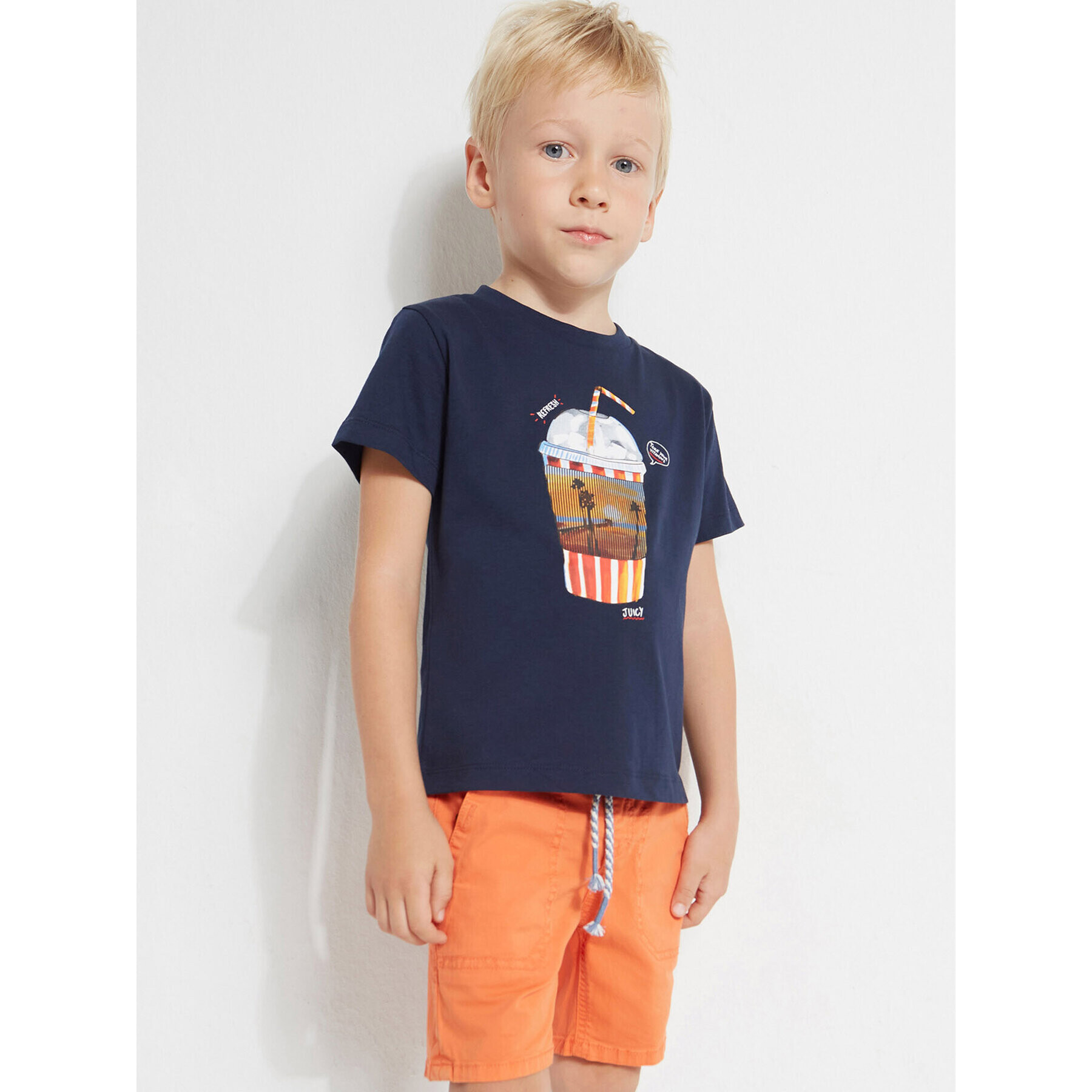 Mayoral Шорти от плат 3233 Оранжев Regular Fit - Pepit.bg