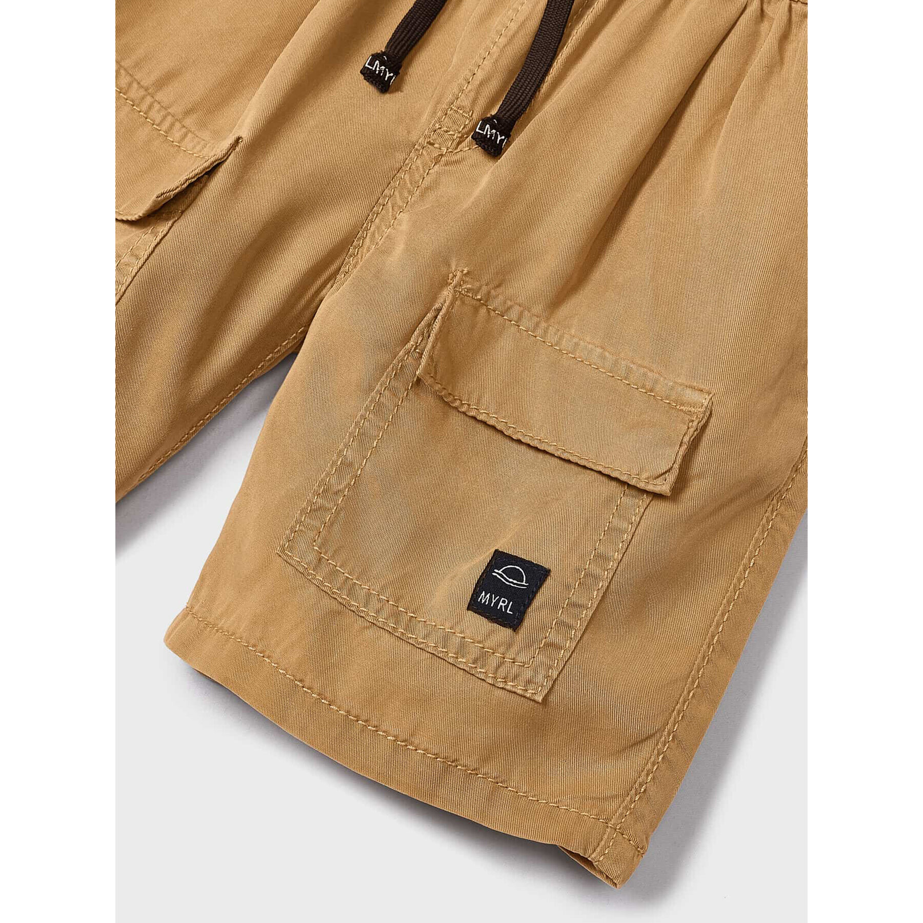 Mayoral Шорти от плат 3237 Бежов Regular Fit - Pepit.bg