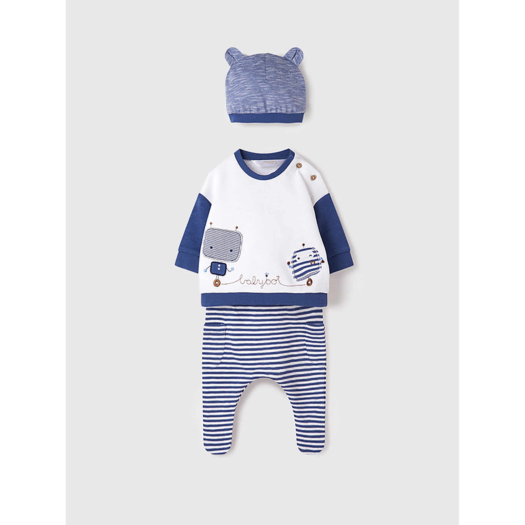 Mayoral Спортен екип 1597 Бял Regular Fit - Pepit.bg