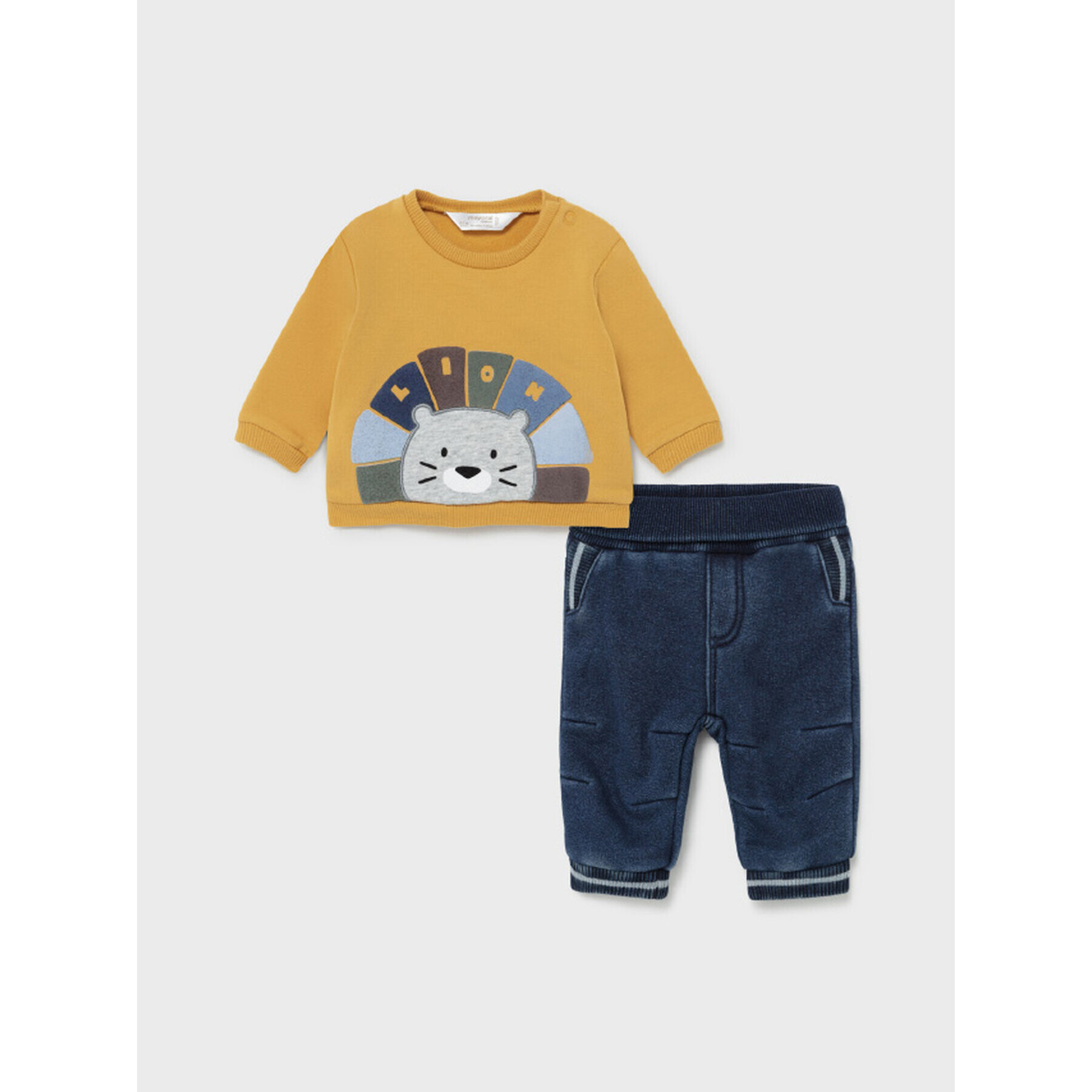 Mayoral Спортен екип 2525 Жълт Regular Fit - Pepit.bg