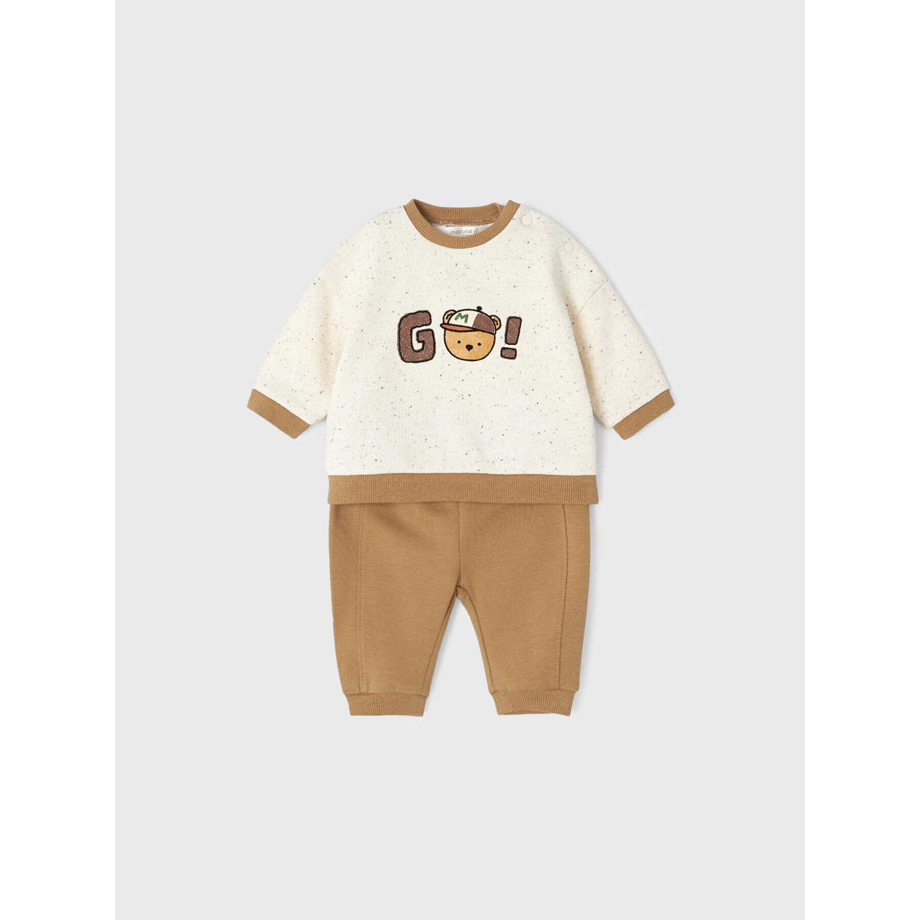Mayoral Спортен екип 2643 Кафяв Regular Fit - Pepit.bg