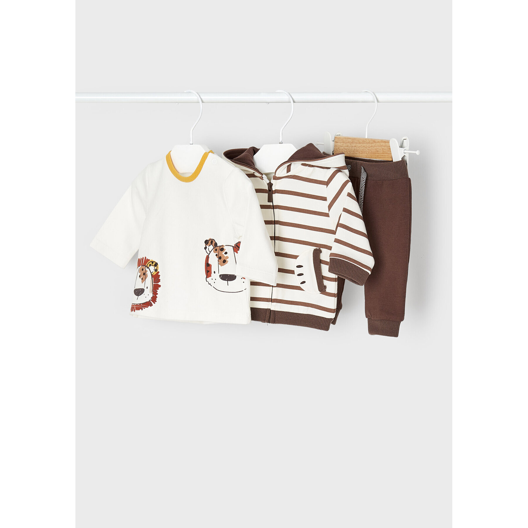 Mayoral Спортен екип 2651 Кафяв Regular Fit - Pepit.bg