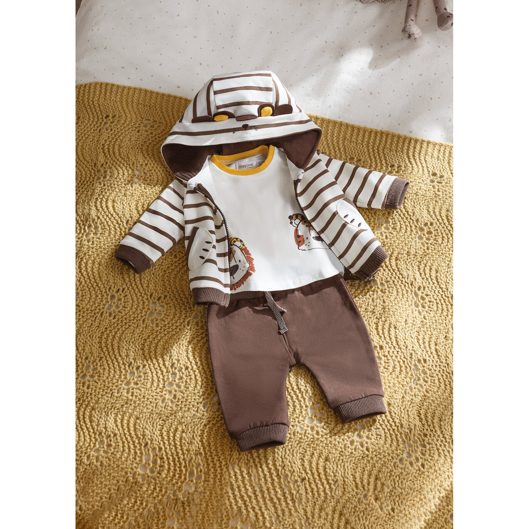 Mayoral Спортен екип 2651 Кафяв Regular Fit - Pepit.bg