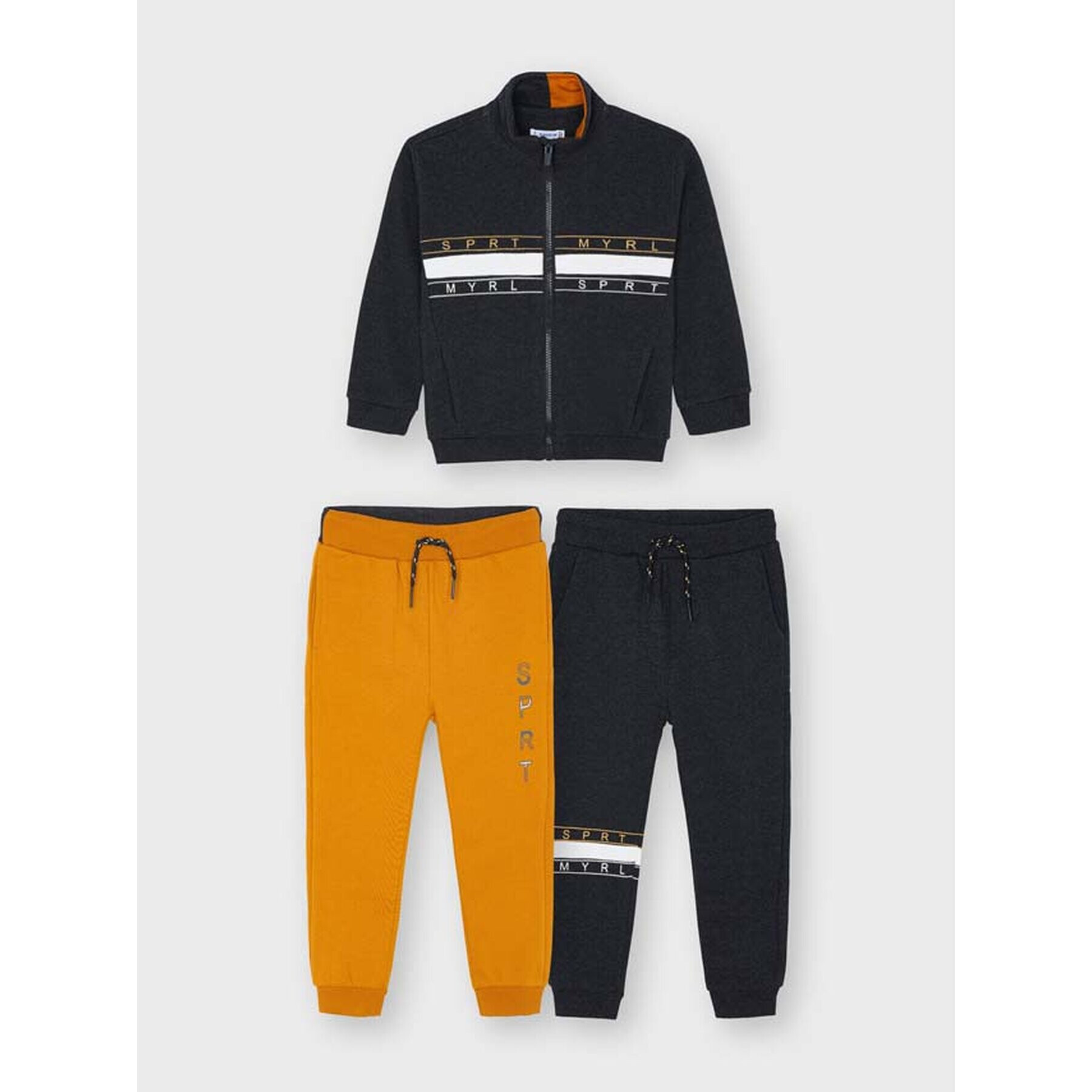 Mayoral Спортен екип 4833 Сив Regular Fit - Pepit.bg