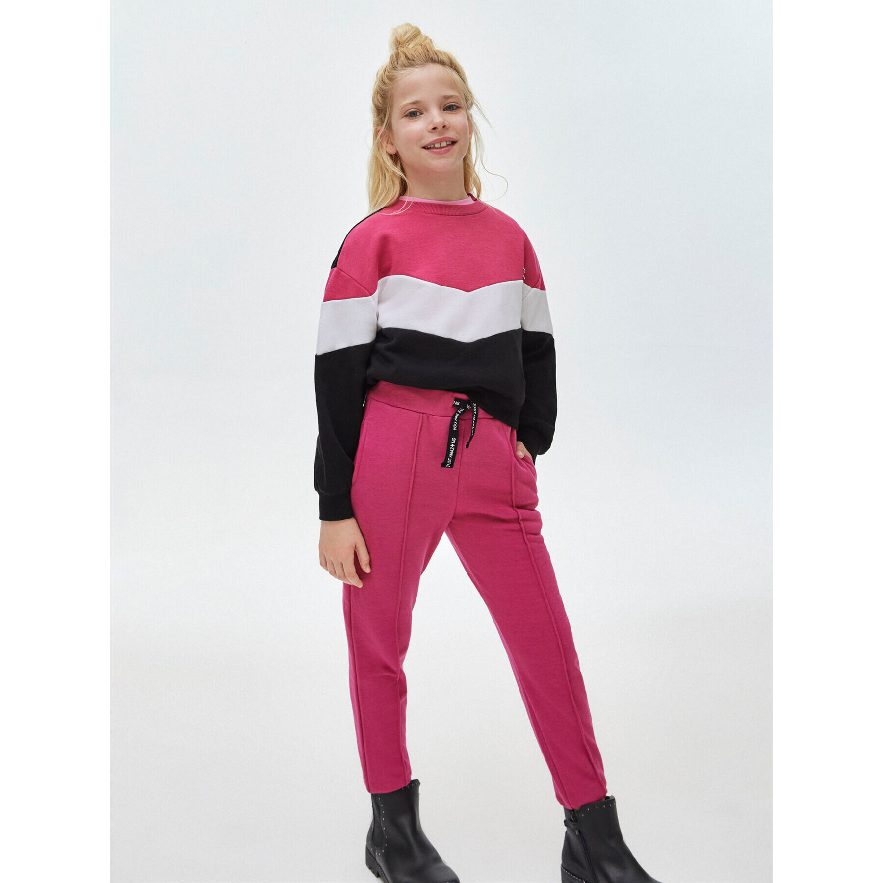 Mayoral Спортен екип 7.833 Розов Regular Fit - Pepit.bg