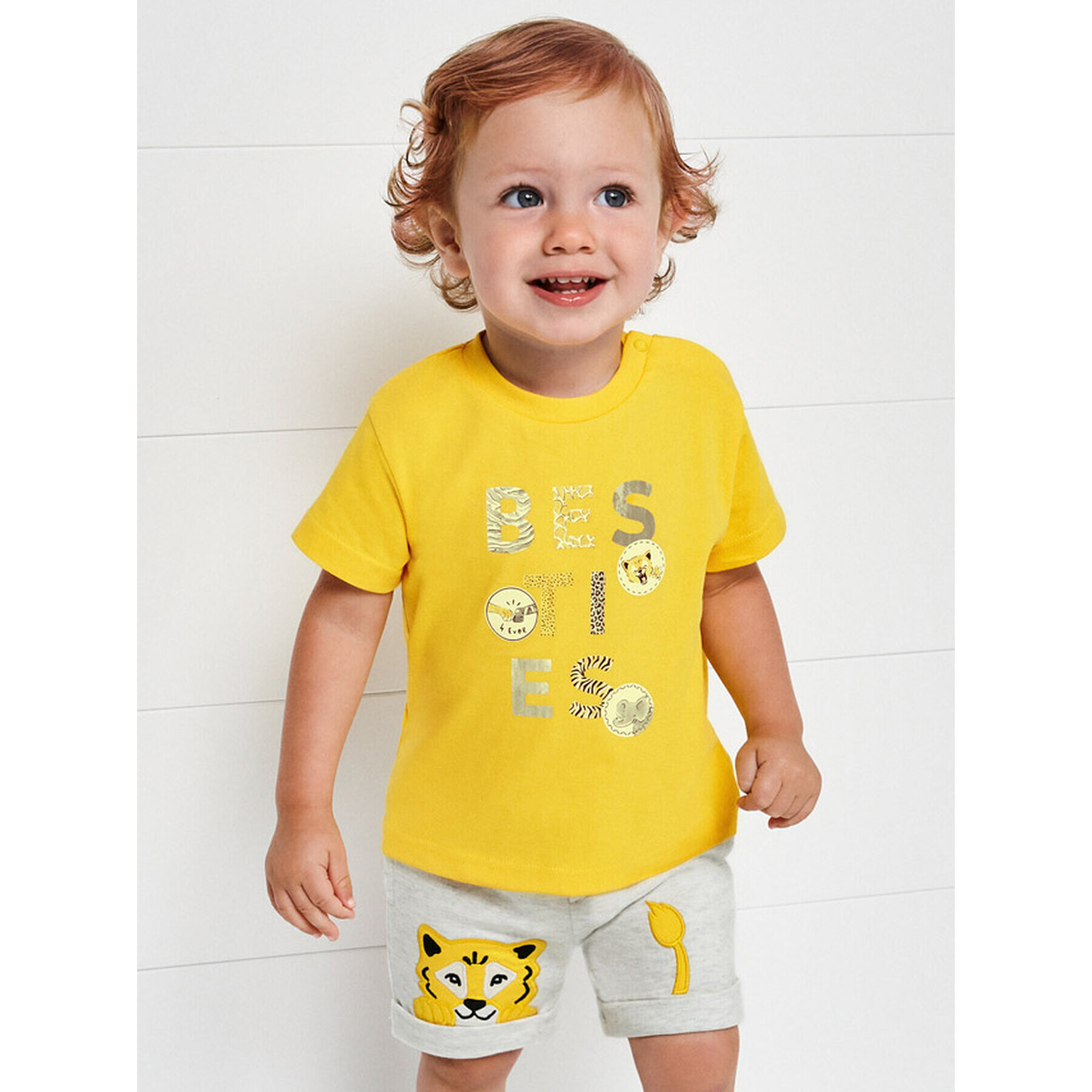 Mayoral Спортни шорти 1229 Сив Regular Fit - Pepit.bg