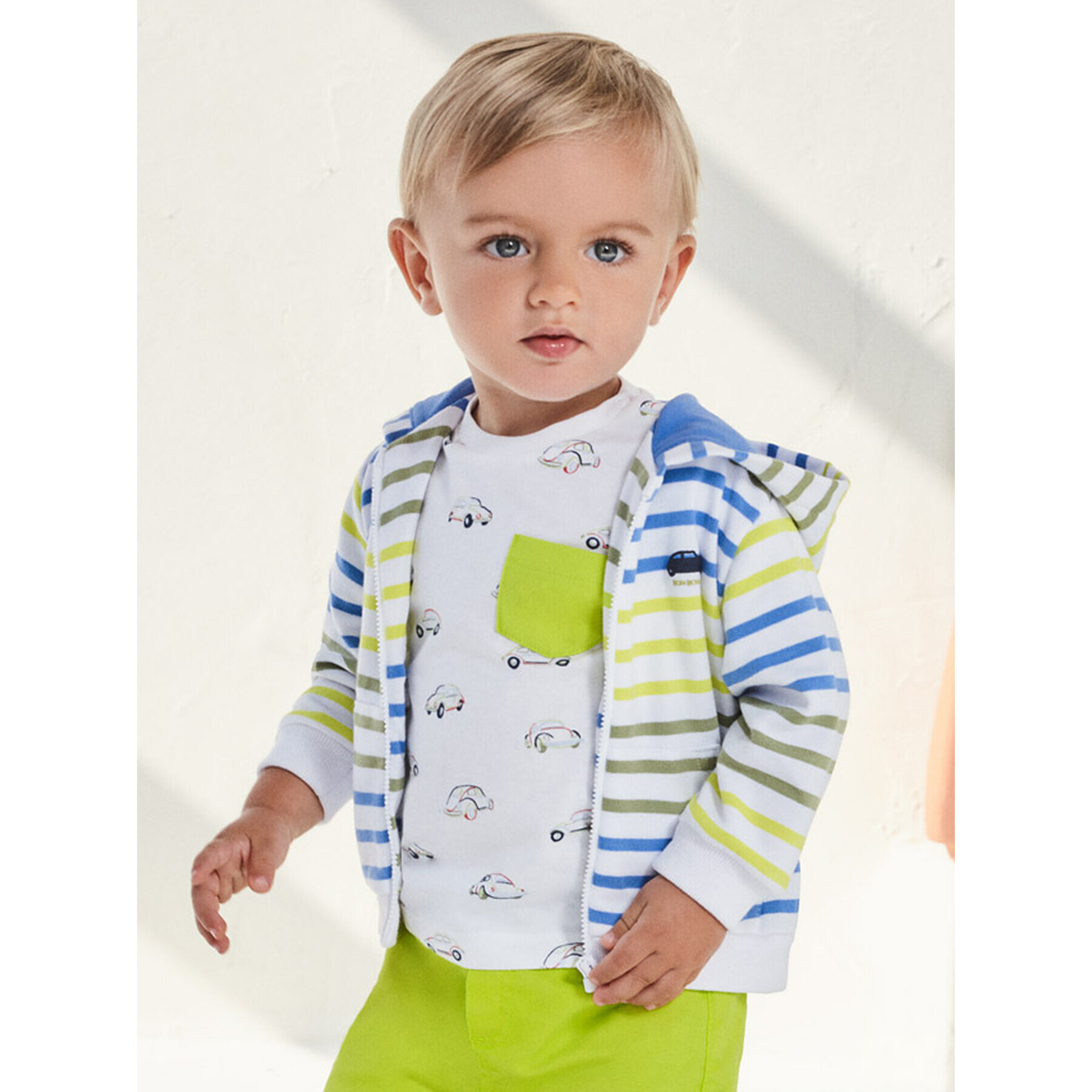 Mayoral Суитшърт 1407 Бял Regular Fit - Pepit.bg