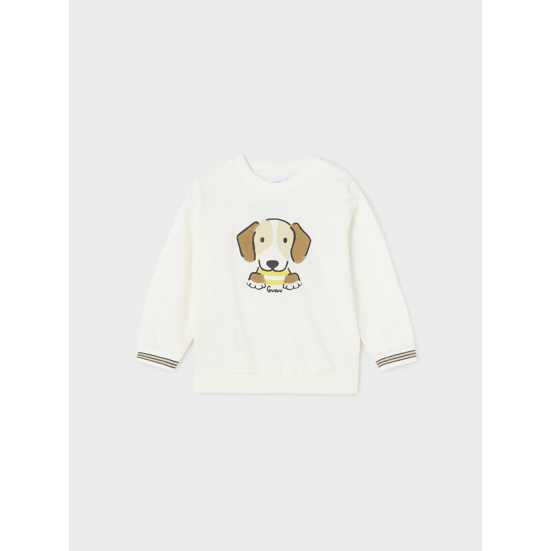 Mayoral Суитшърт 1414 Бял Regular Fit - Pepit.bg