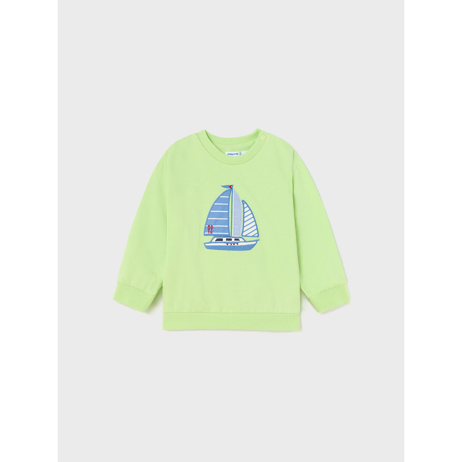 Mayoral Суитшърт 1414 Зелен Regular Fit - Pepit.bg