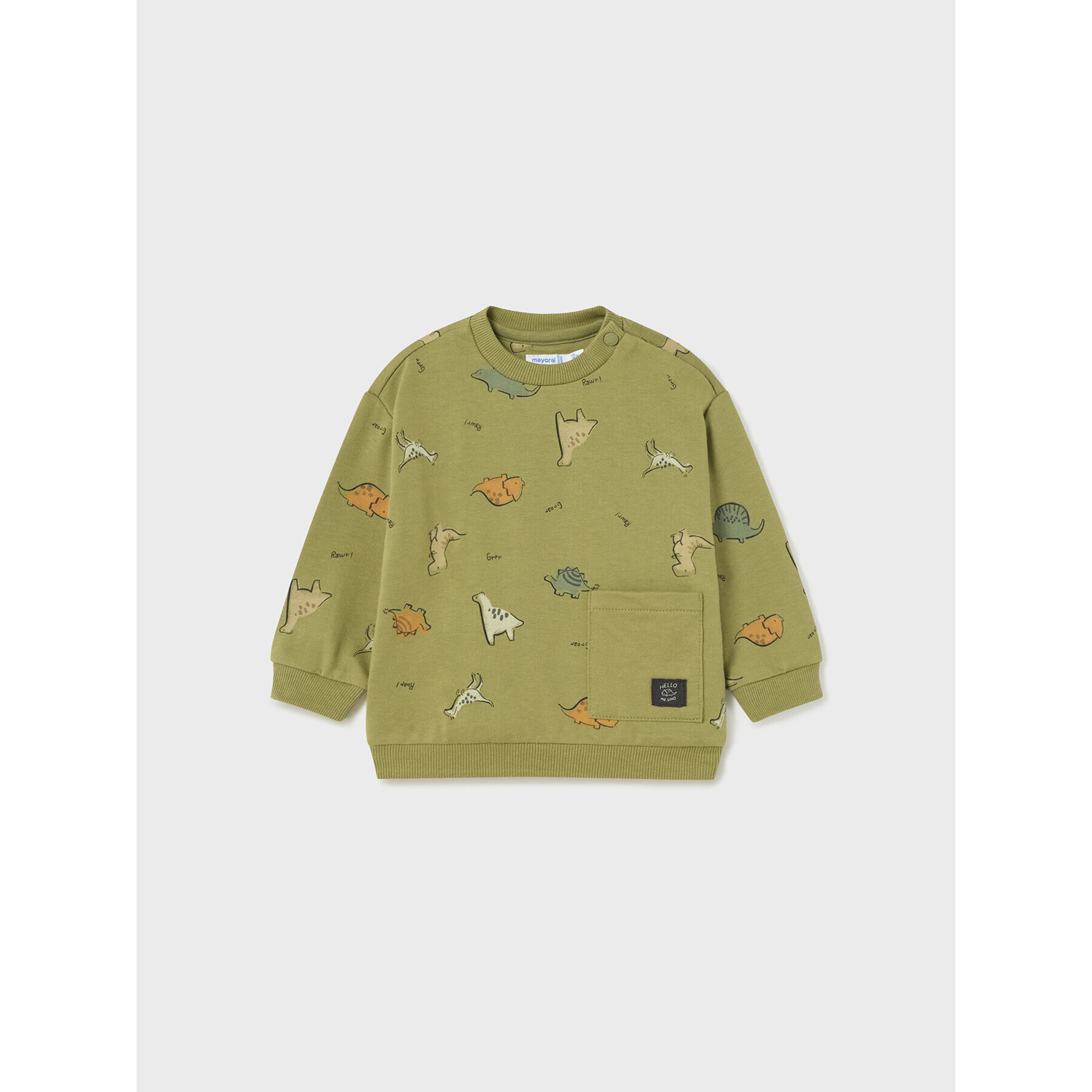 Mayoral Суитшърт 1416 Зелен Regular Fit - Pepit.bg