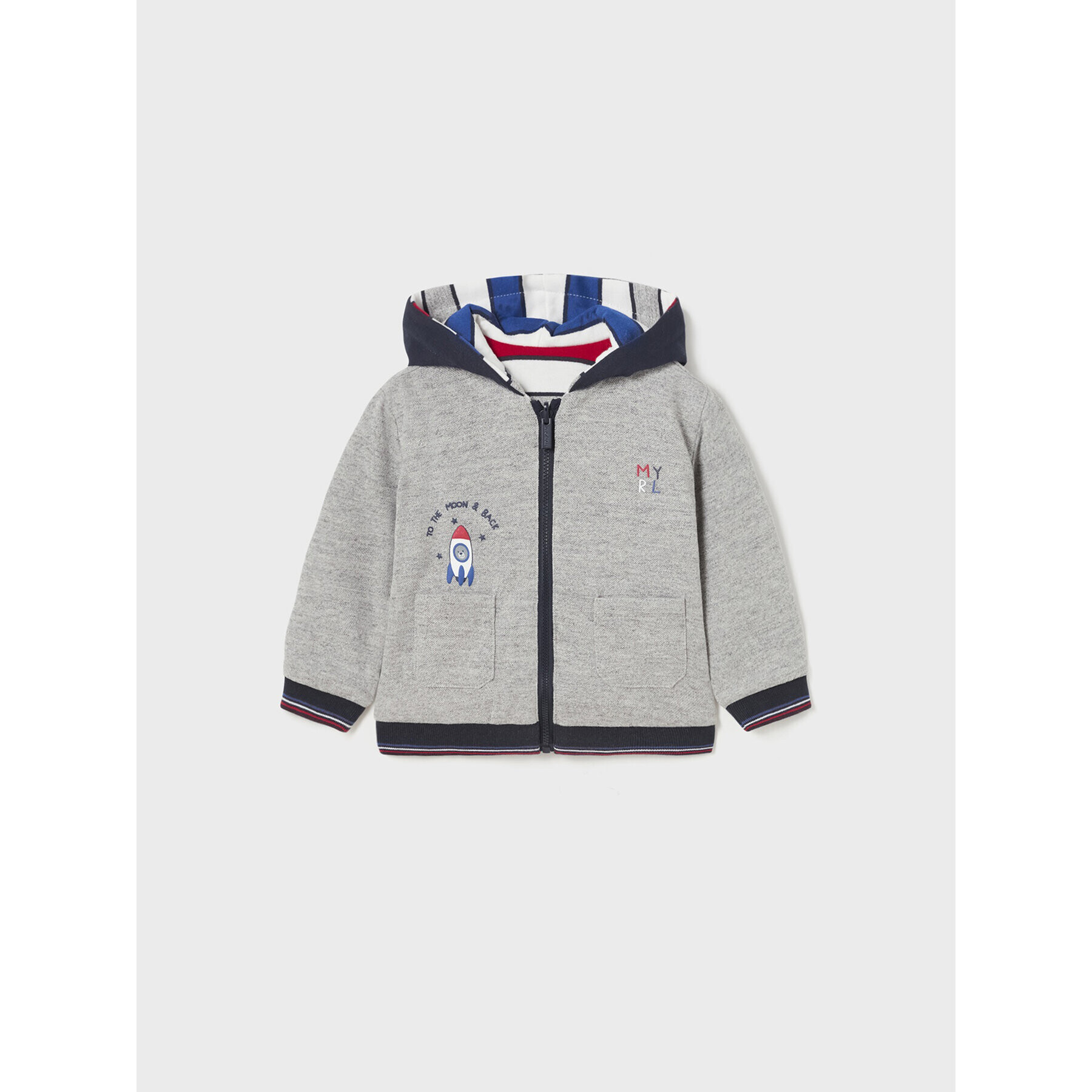 Mayoral Суитшърт 2.445 Сив Regular Fit - Pepit.bg