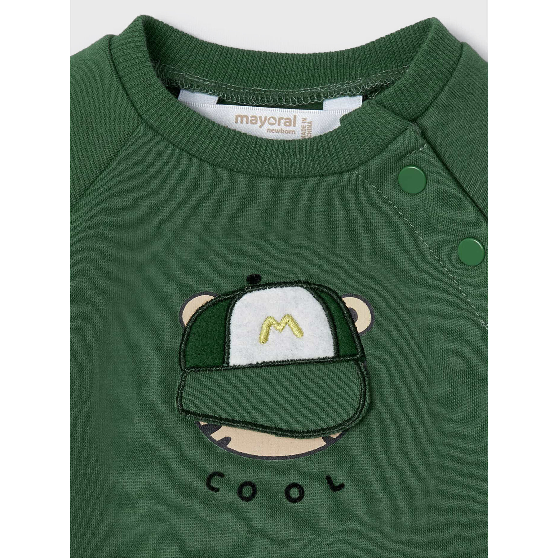 Mayoral Суитшърт 2407 Зелен Regular Fit - Pepit.bg