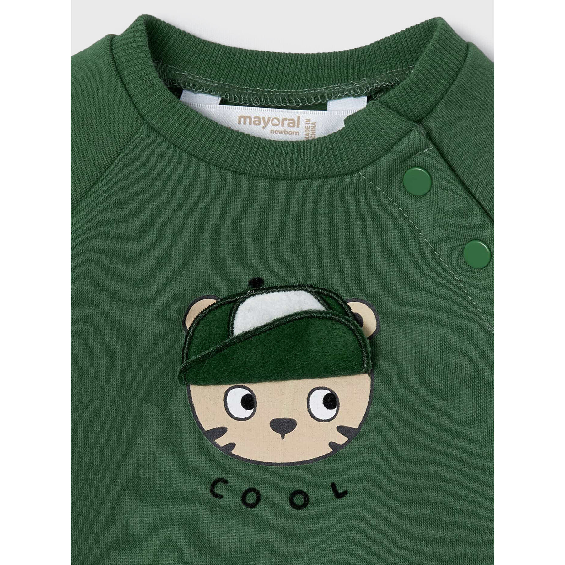 Mayoral Суитшърт 2407 Зелен Regular Fit - Pepit.bg