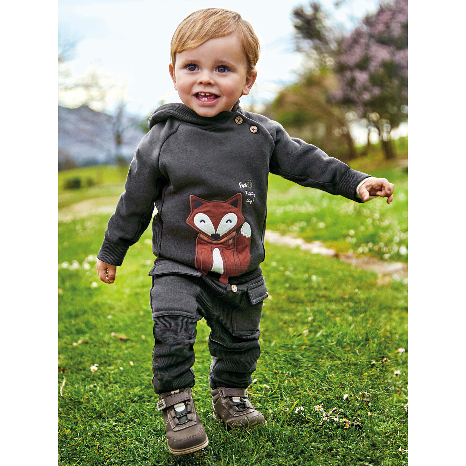Mayoral Суитшърт 2412 Сив Regular Fit - Pepit.bg