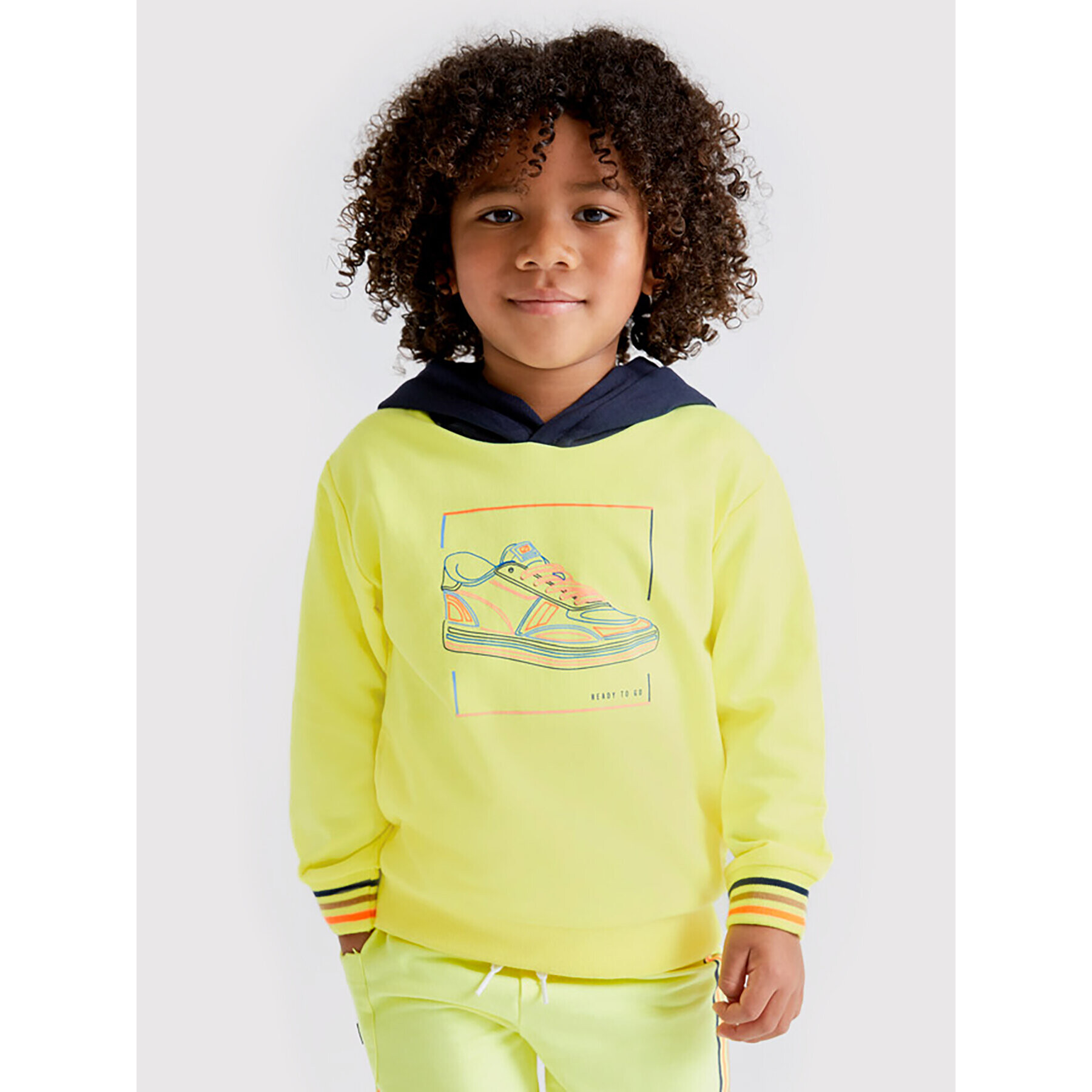 Mayoral Суитшърт 3404 Жълт Regular Fit - Pepit.bg