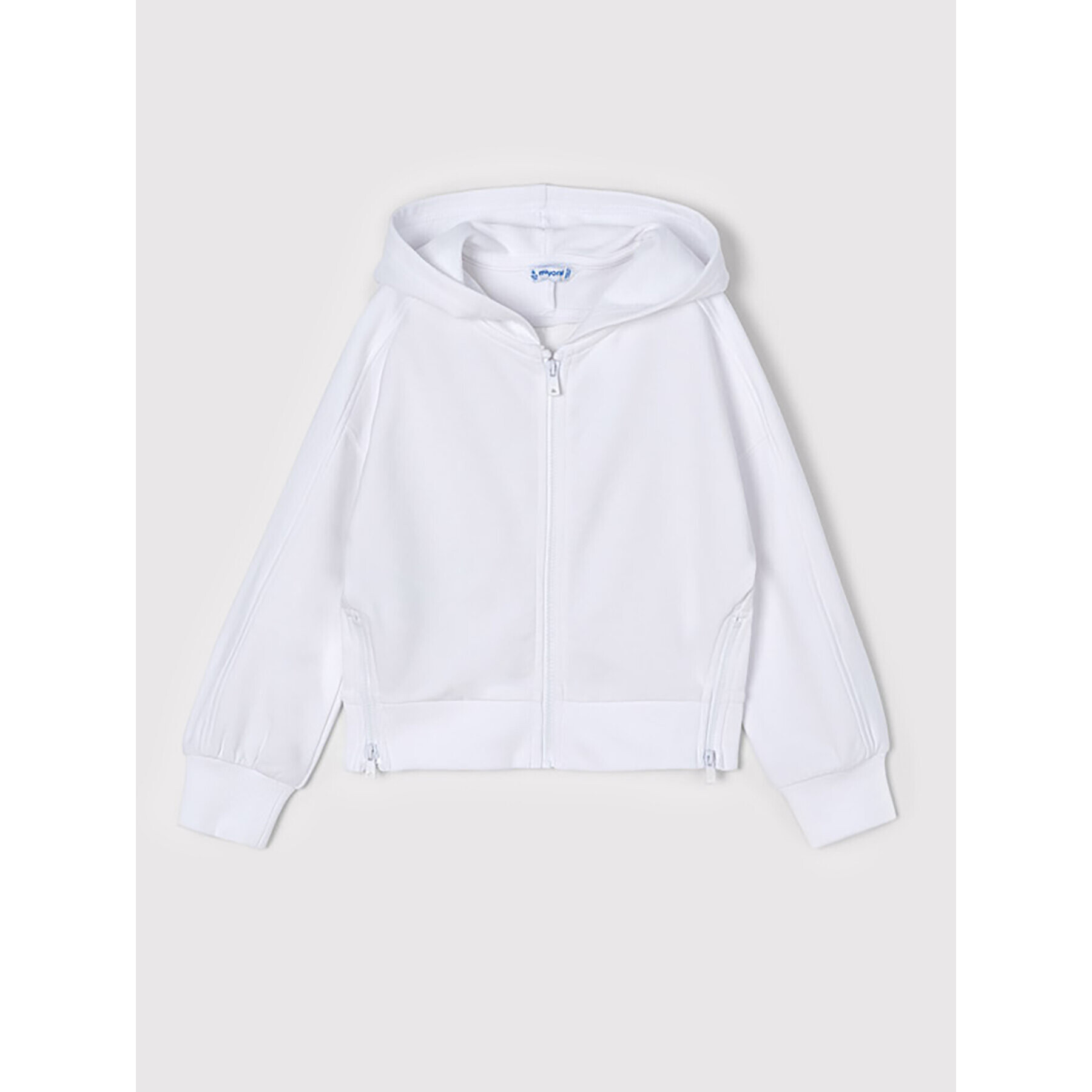 Mayoral Суитшърт 3428 Бял Regular Fit - Pepit.bg
