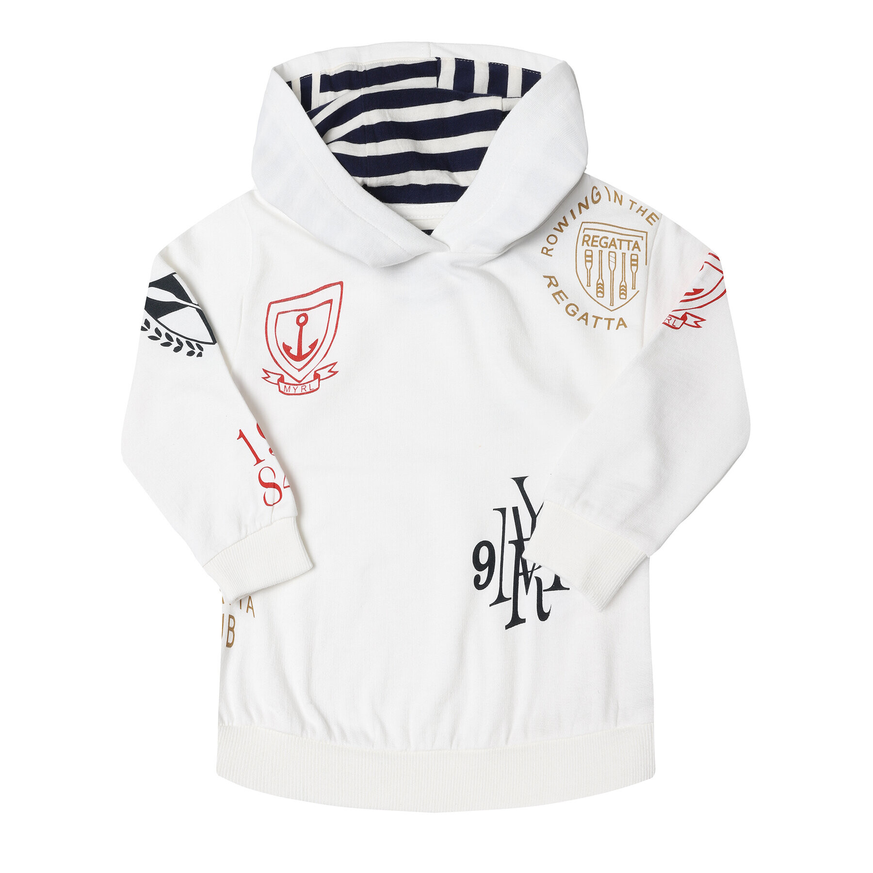 Mayoral Суитшърт 3441 Бял Regular Fit - Pepit.bg